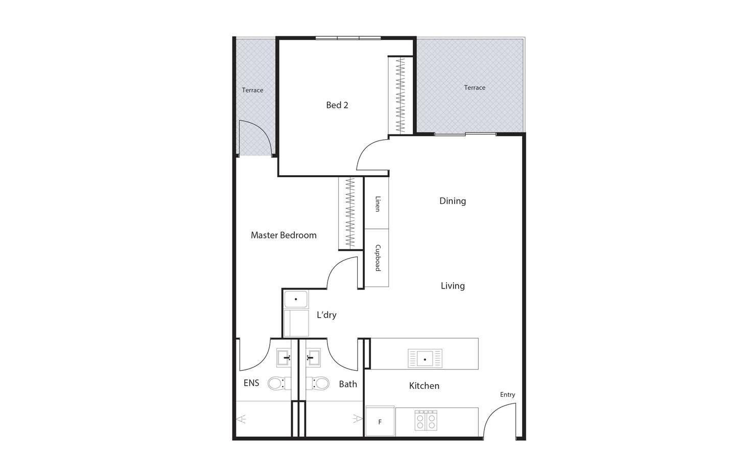 Floorplan of Homely apartment listing, 165/35 Oakden Street, Greenway ACT 2900