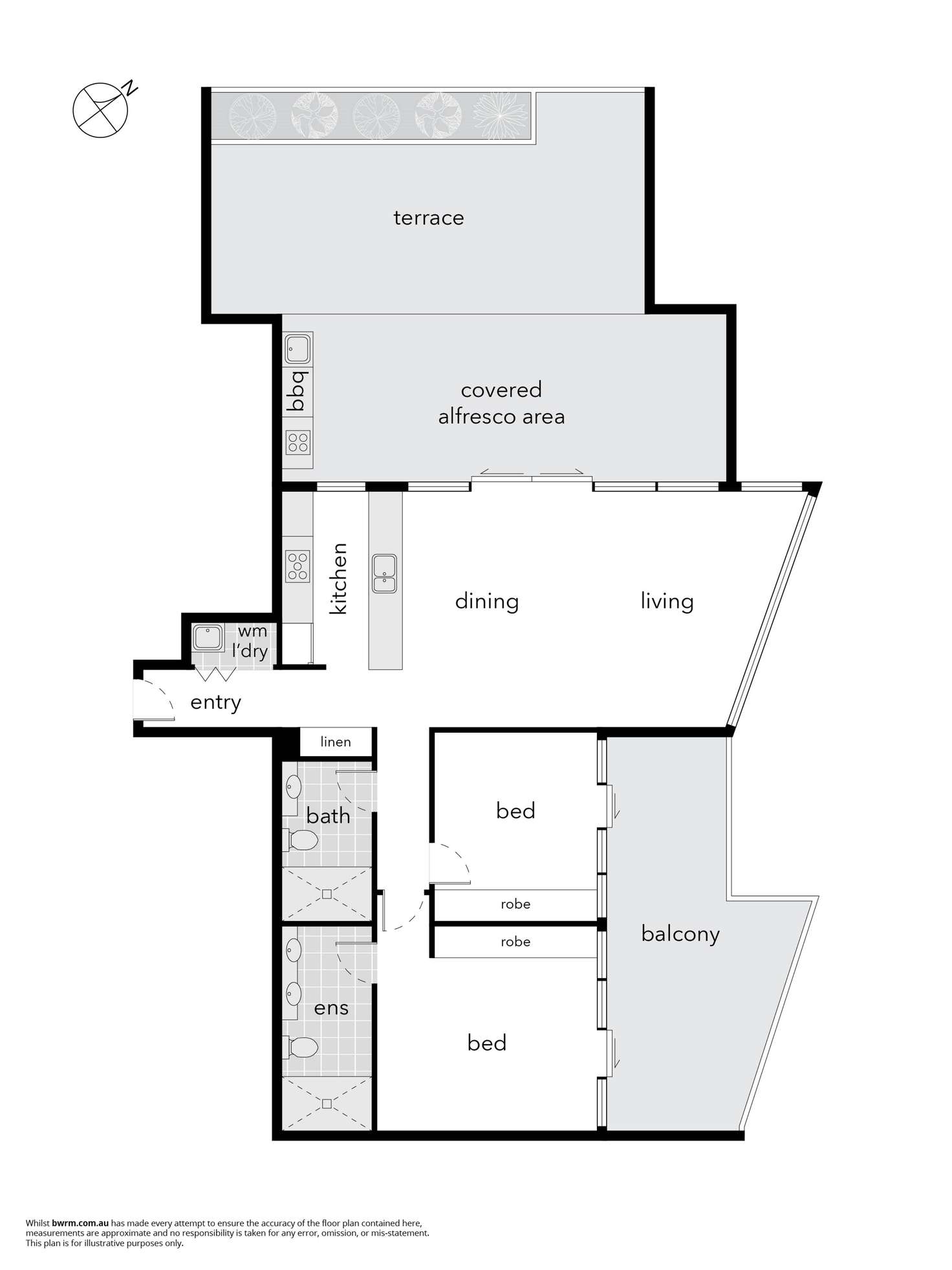 Floorplan of Homely apartment listing, 69/11 Trevillian Quay, Kingston ACT 2604