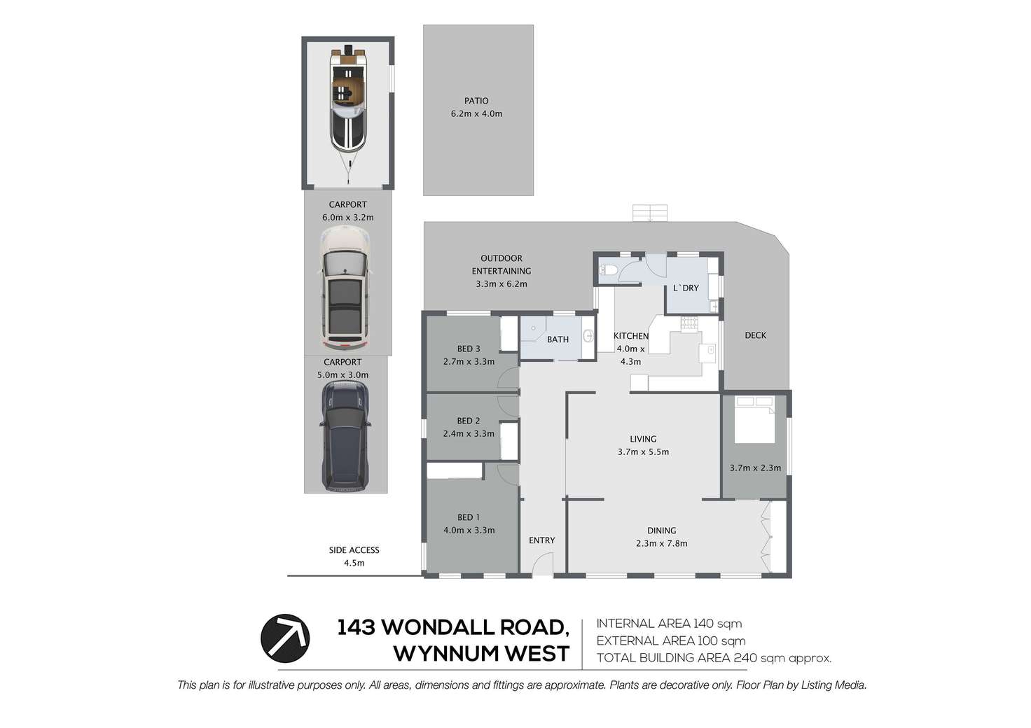 Floorplan of Homely house listing, 143 Wondall Road, Wynnum West QLD 4178