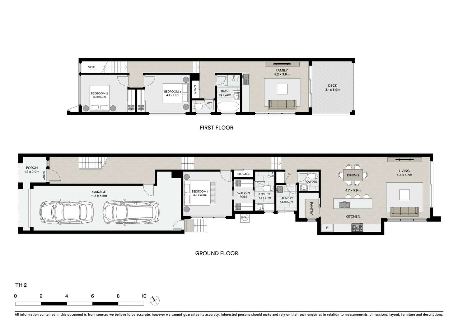 Floorplan of Homely townhouse listing, 2/15 George Street, Belmont VIC 3216