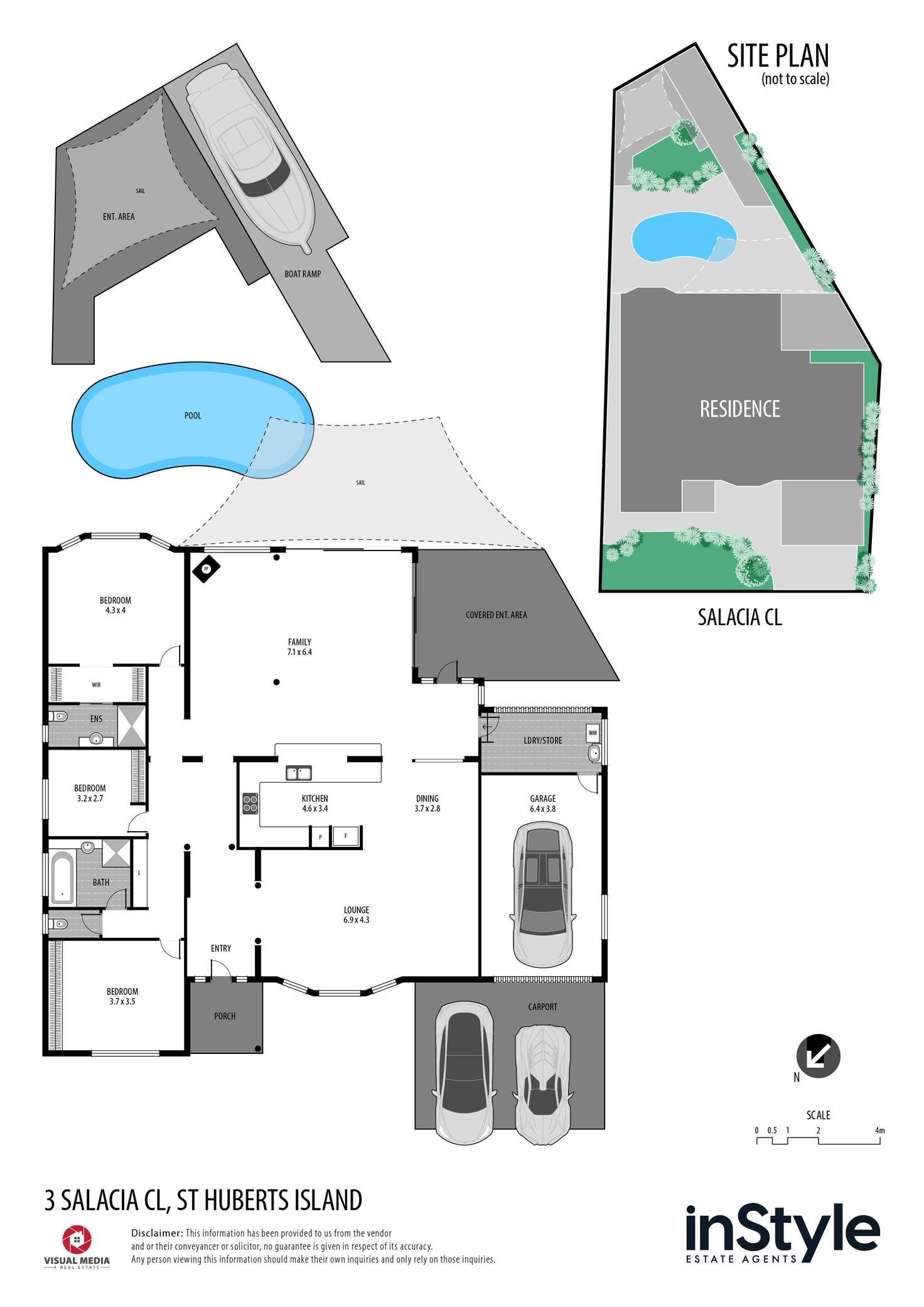 Floorplan of Homely house listing, 3 Salacia Close, St Huberts Island NSW 2257