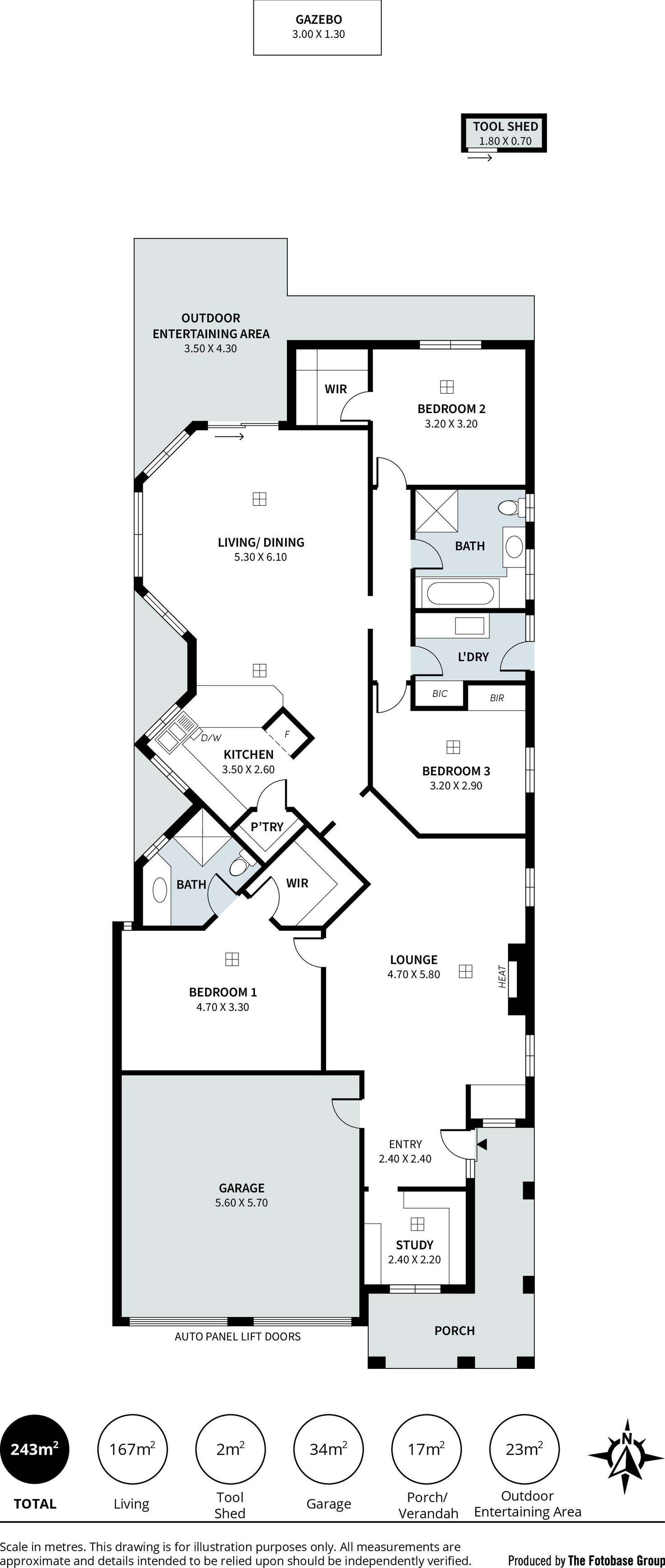 Floorplan of Homely unit listing, 3/90 Fisher Street, Fullarton SA 5063