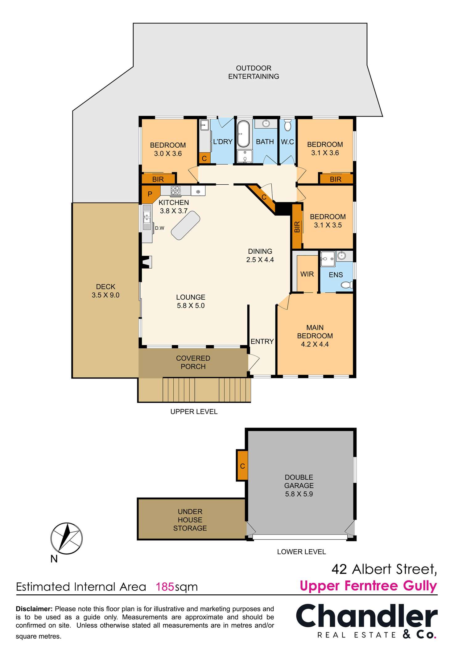 Floorplan of Homely house listing, 42 Albert Street, Upper Ferntree Gully VIC 3156