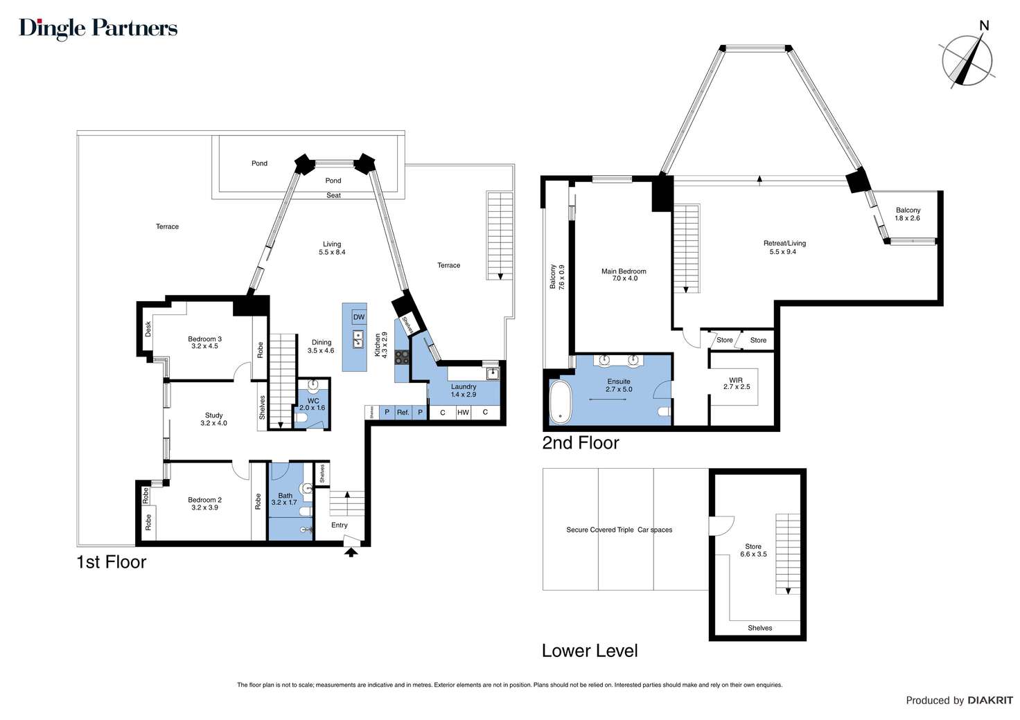 Floorplan of Homely apartment listing, 54/299 Queen Street, Melbourne VIC 3000