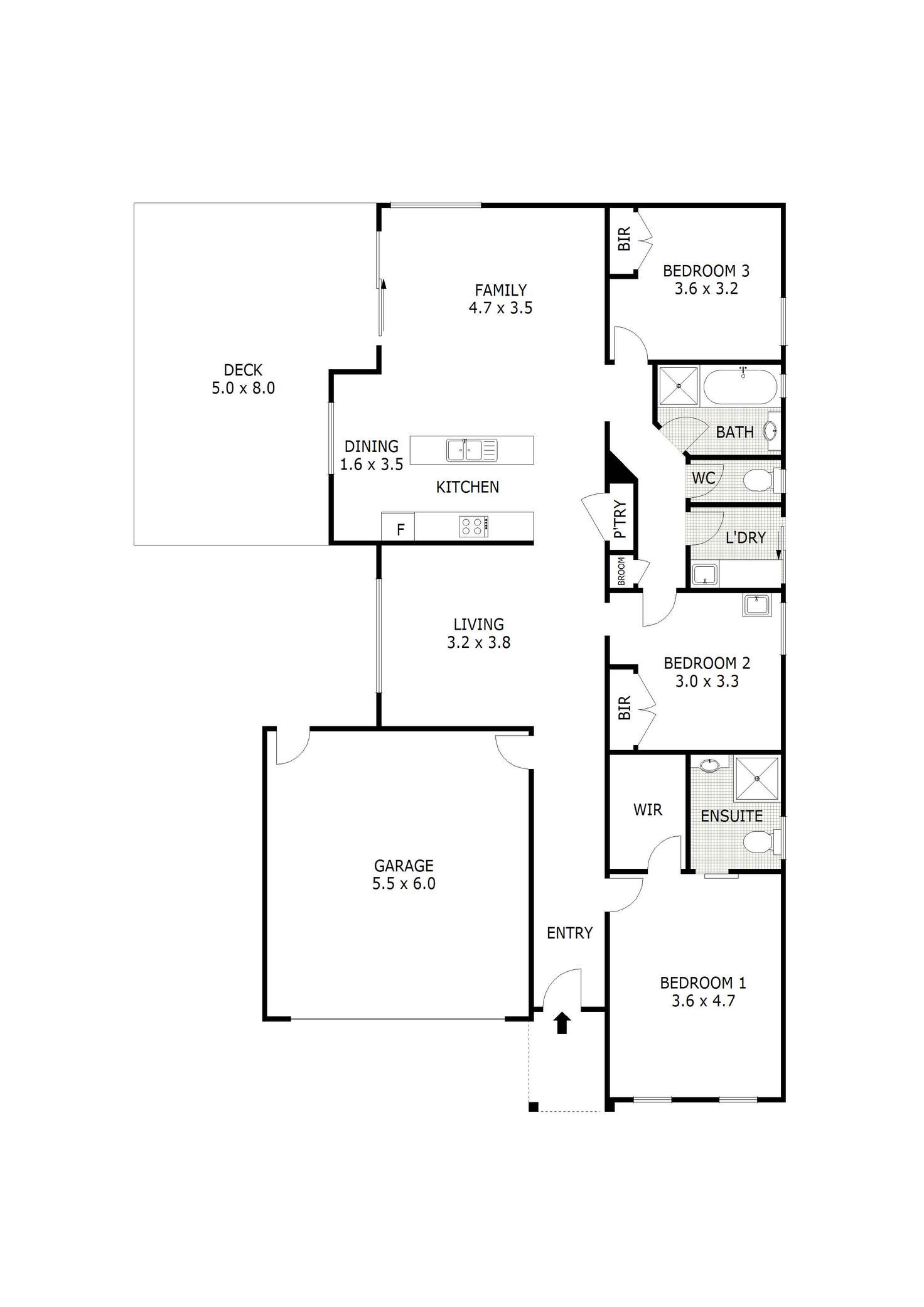 Floorplan of Homely house listing, 46 Botanical Drive, Epsom VIC 3551