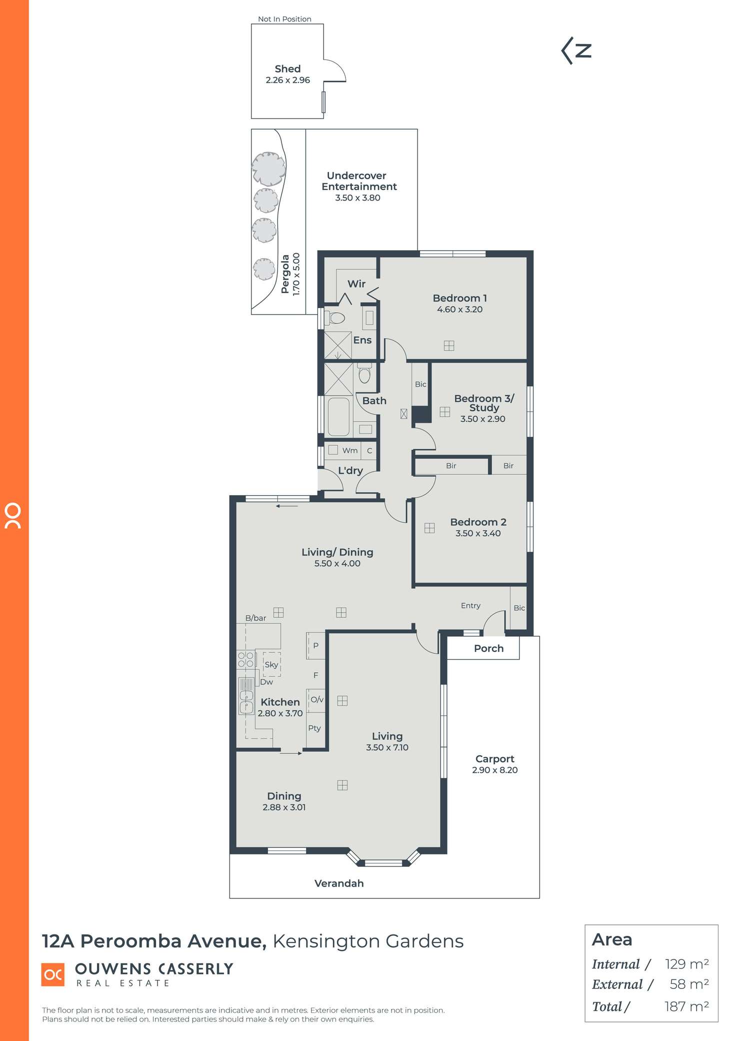 Floorplan of Homely house listing, 12a Peroomba Avenue, Kensington Gardens SA 5068