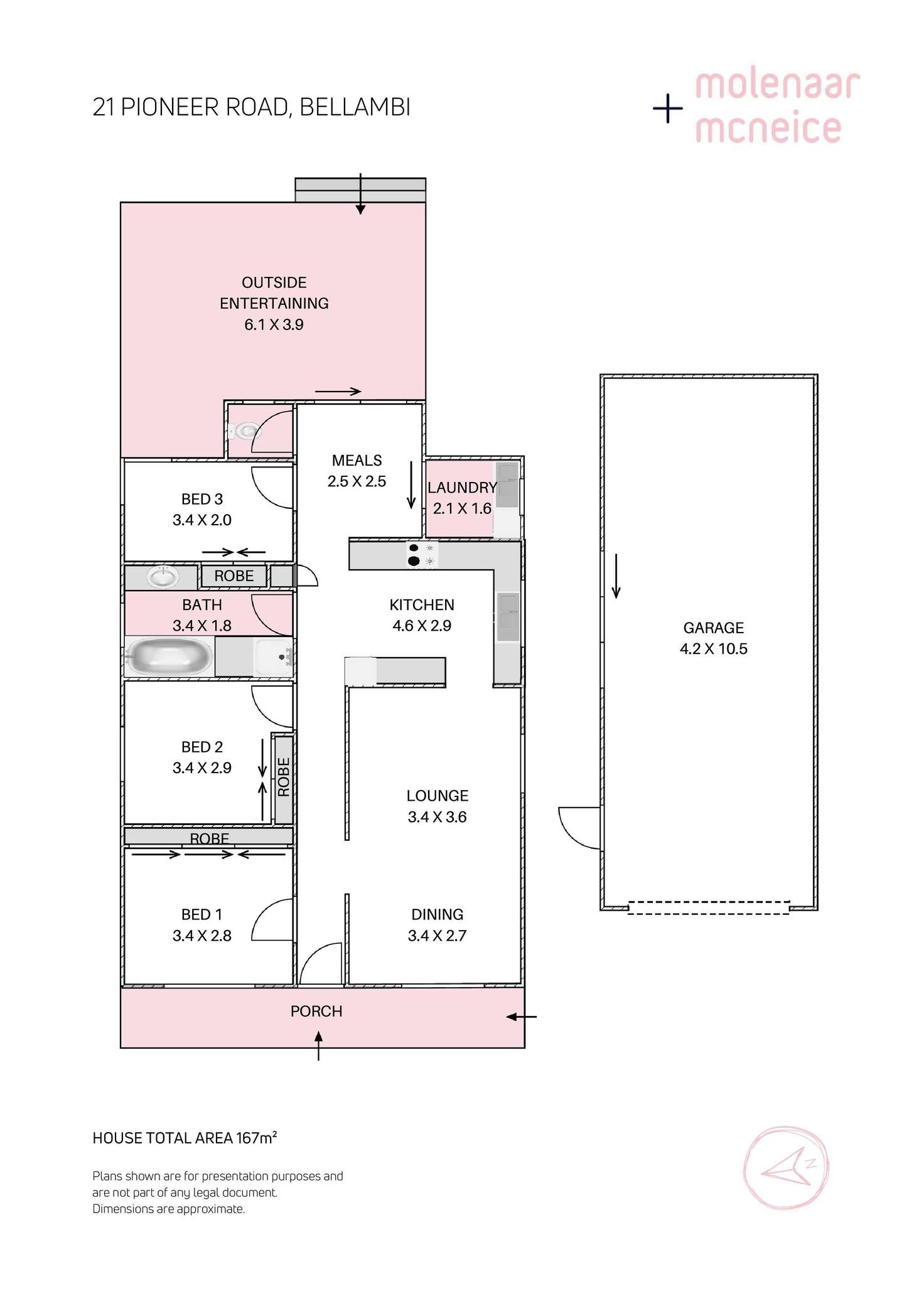 Floorplan of Homely house listing, 21 Pioneer Road, Bellambi NSW 2518