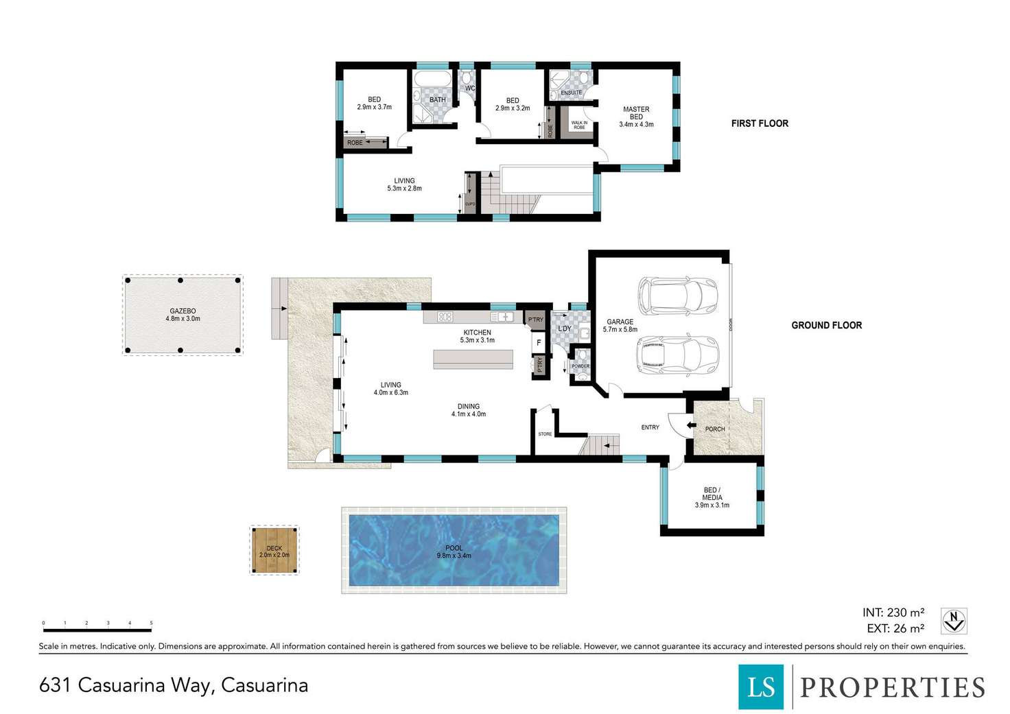 Floorplan of Homely house listing, 631 Casuarina Way, Casuarina NSW 2487