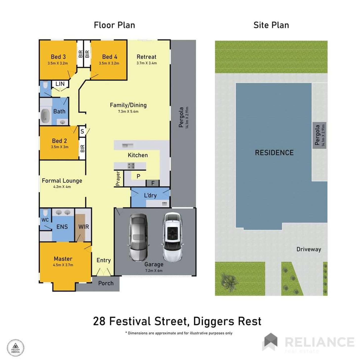 Floorplan of Homely house listing, 28 Festival Street, Diggers Rest VIC 3427