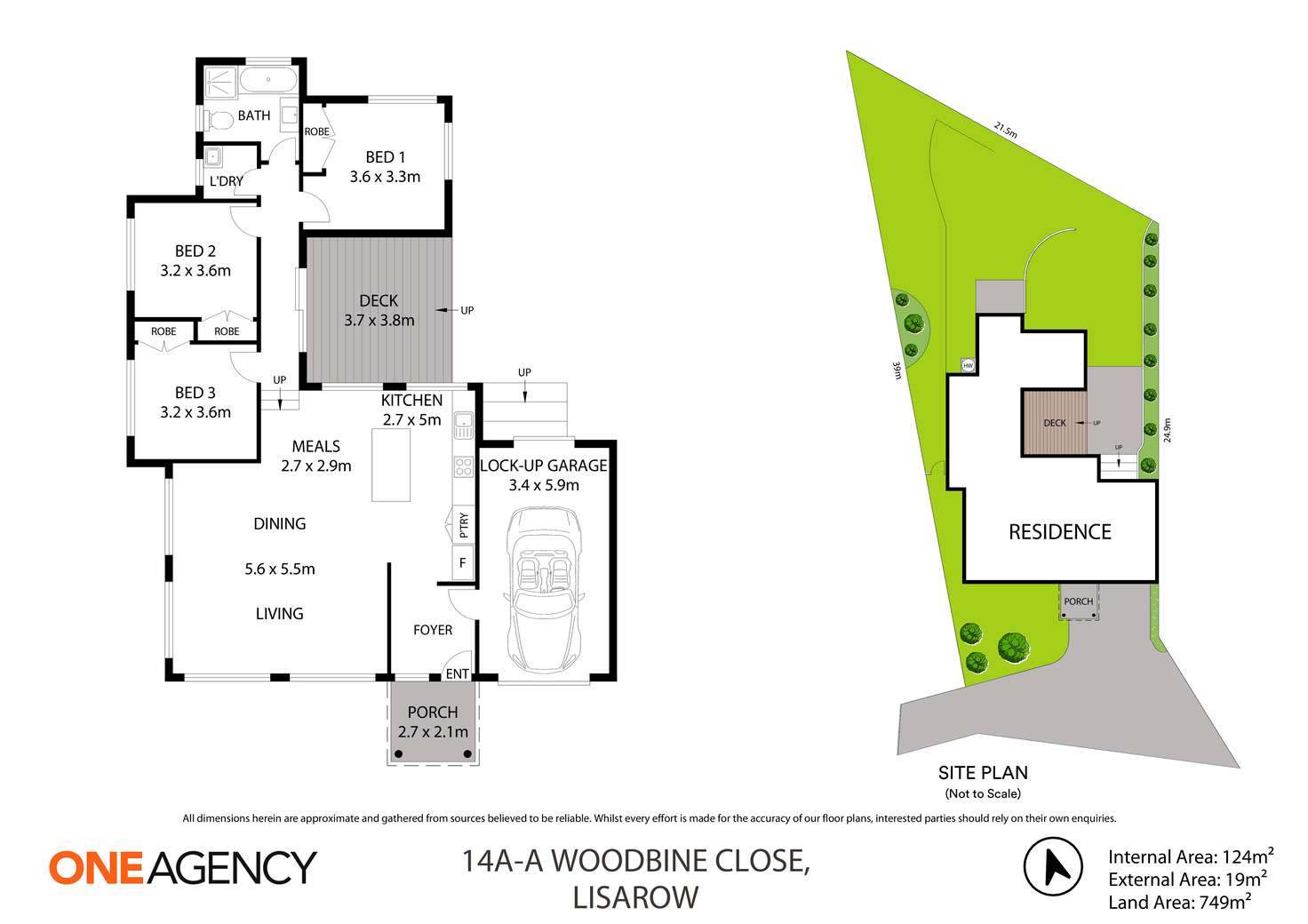 Floorplan of Homely semiDetached listing, 14a Woodbine Close, Lisarow NSW 2250