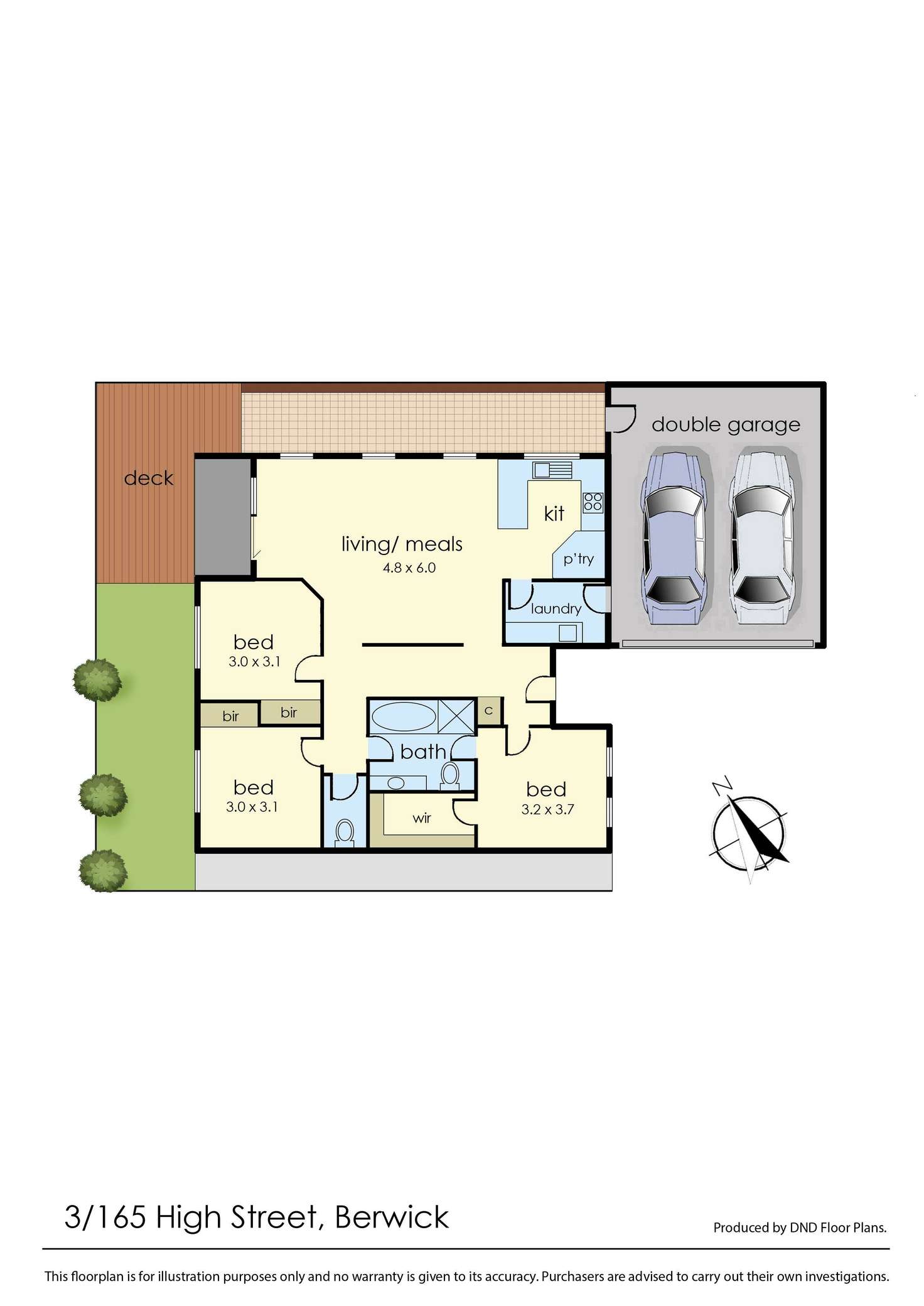 Floorplan of Homely house listing, 3/165 High Street, Berwick VIC 3806