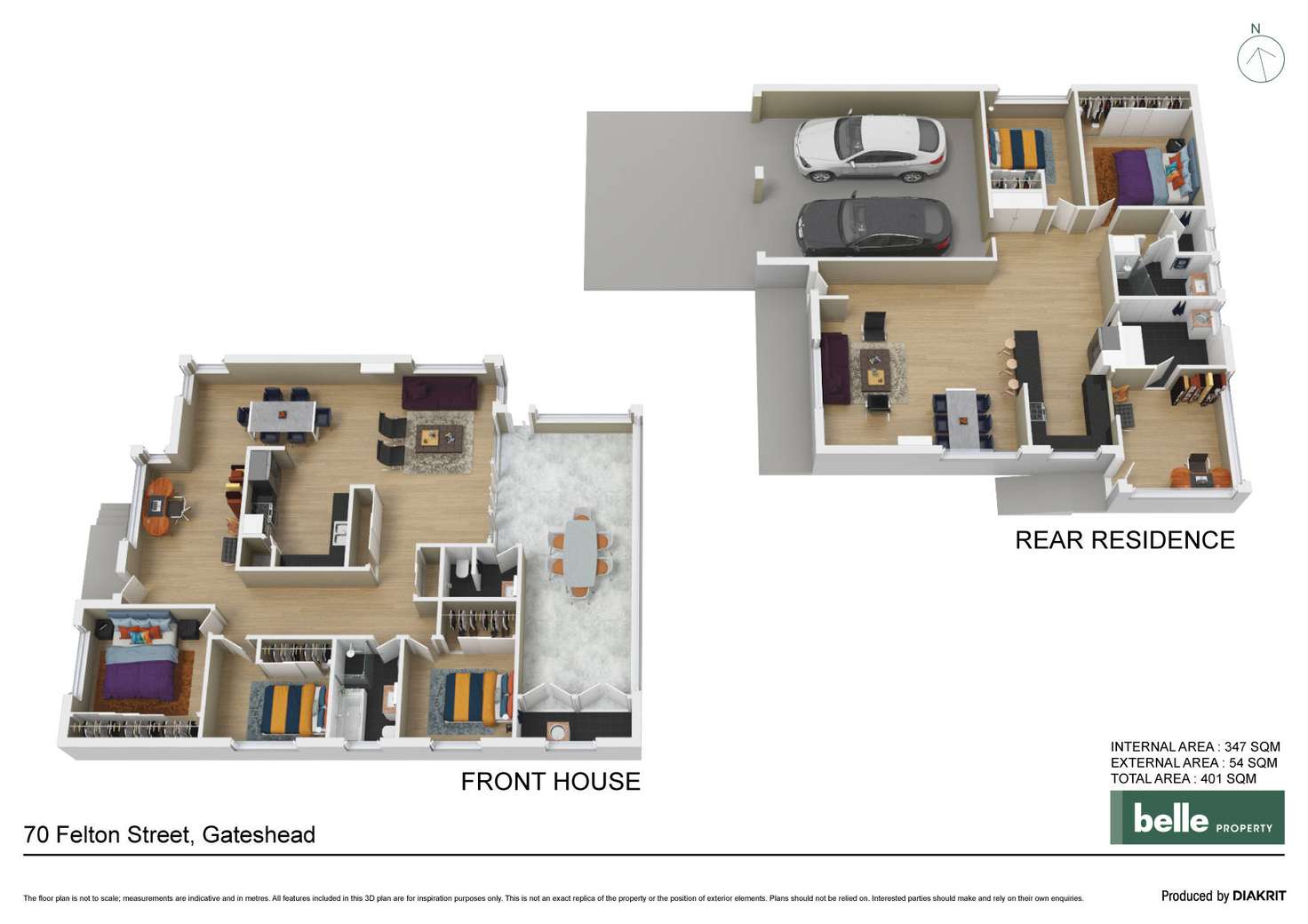 Floorplan of Homely house listing, 70 Felton Street, Gateshead NSW 2290