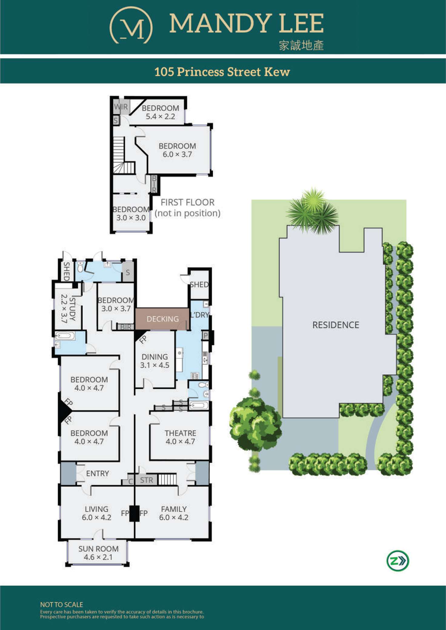 Floorplan of Homely house listing, 105 Princess Street, Kew VIC 3101