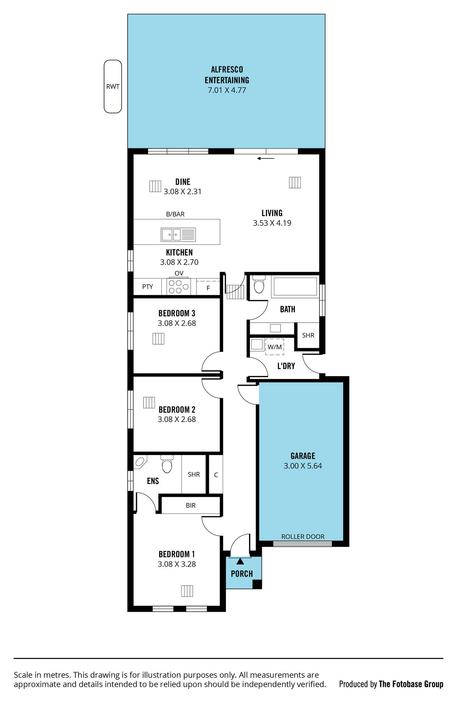 Floorplan of Homely house listing, 19a Playford Drive, Morphett Vale SA 5162