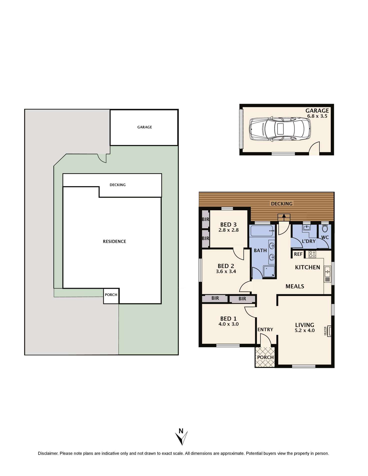 Floorplan of Homely unit listing, 1/23 Mahoneys Road, Reservoir VIC 3073