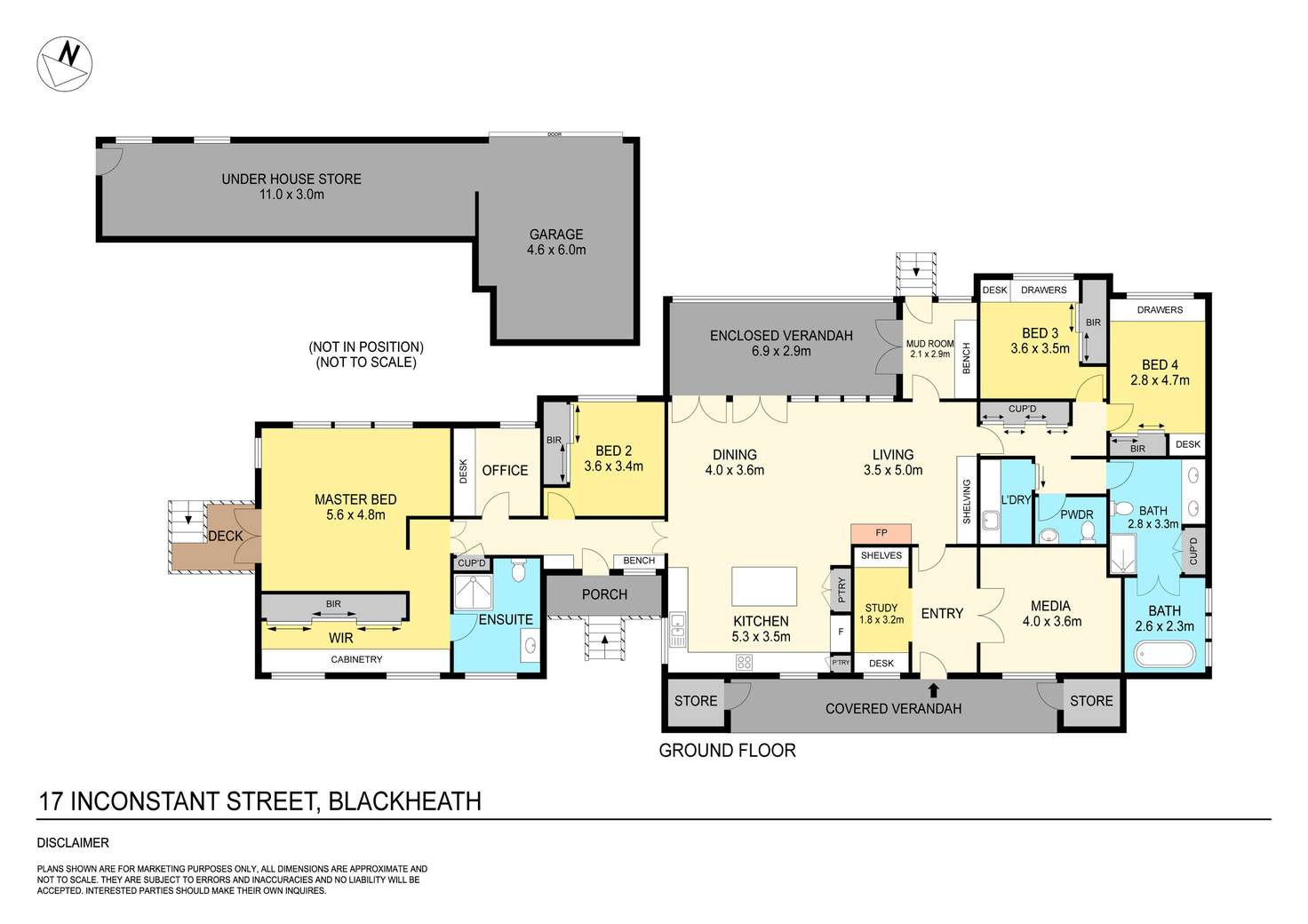 Floorplan of Homely house listing, 17 Inconstant Street, Blackheath NSW 2785
