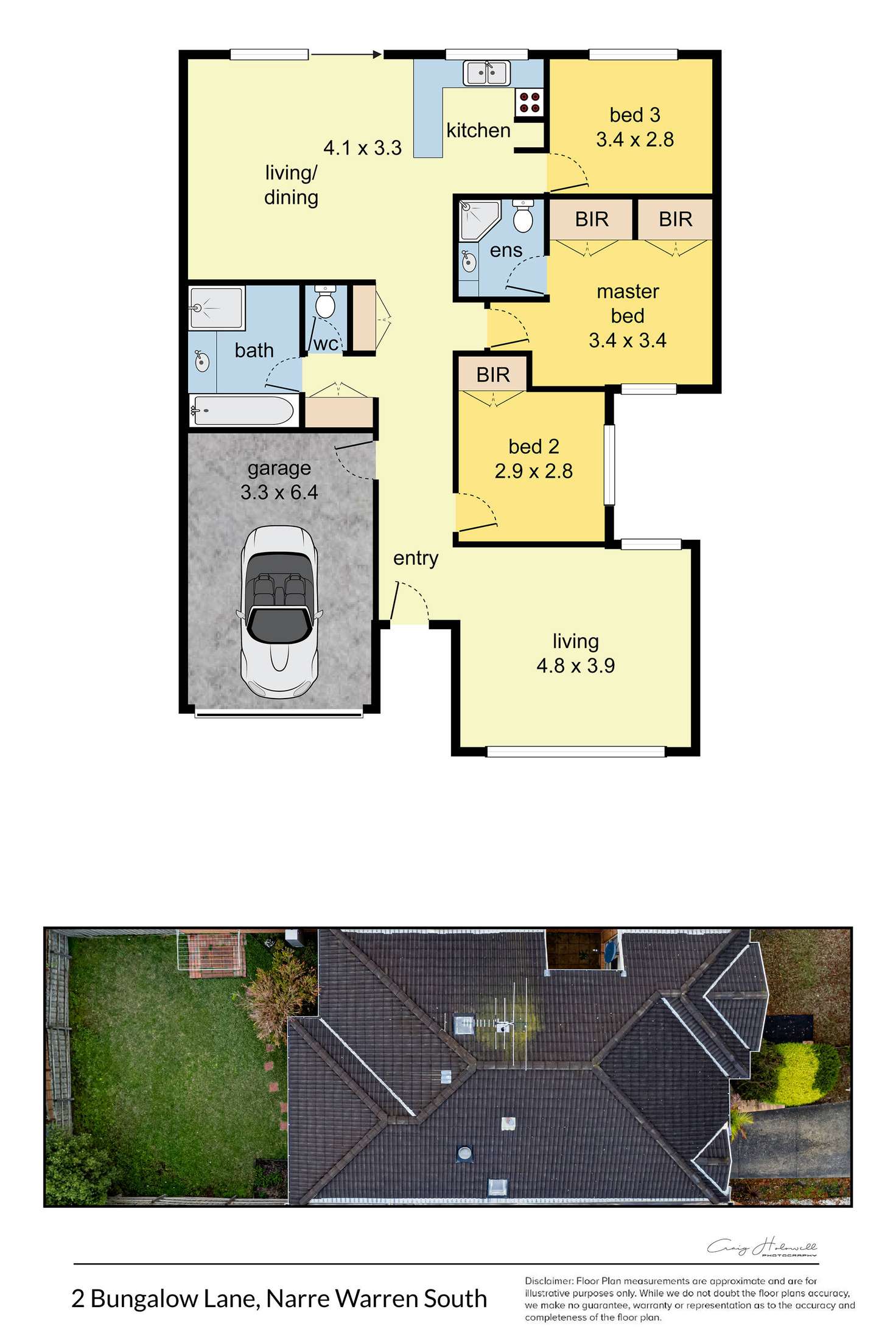 Floorplan of Homely house listing, 2 Bungalow Lane, Narre Warren South VIC 3805