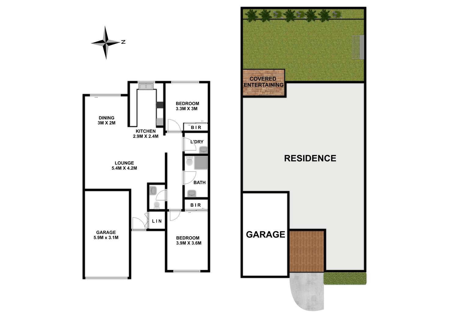 Floorplan of Homely villa listing, 11/6 Binalong Road, Pendle Hill NSW 2145