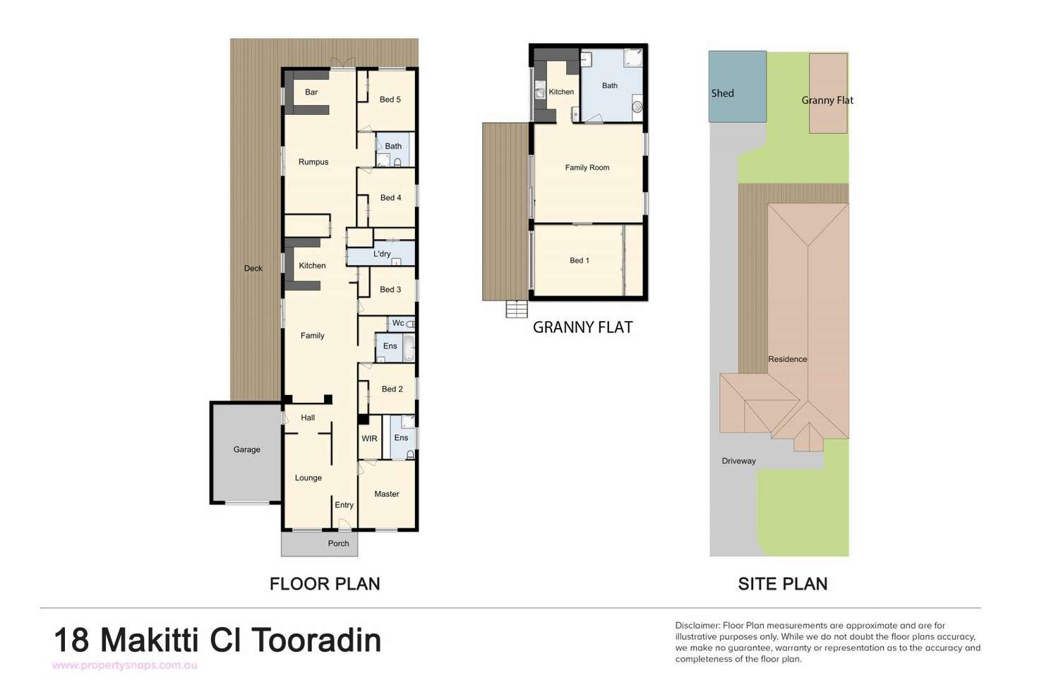 Floorplan of Homely house listing, 18 Makitti Close, Tooradin VIC 3980