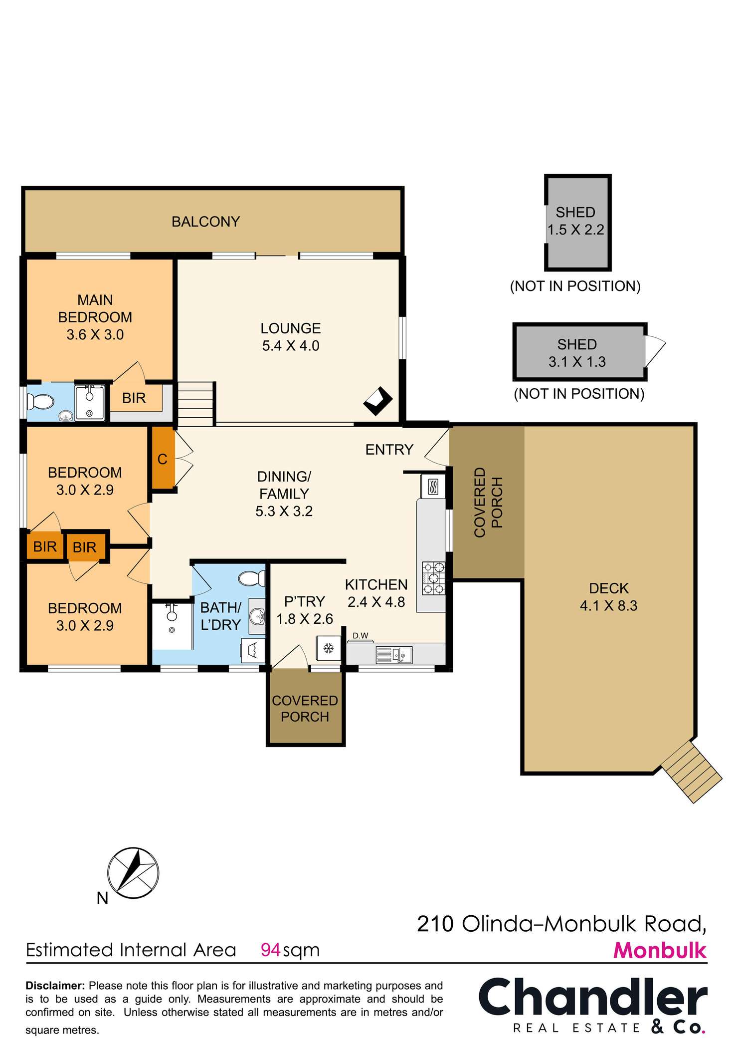 Floorplan of Homely house listing, 210 Olinda-Monbulk Road, Monbulk VIC 3793