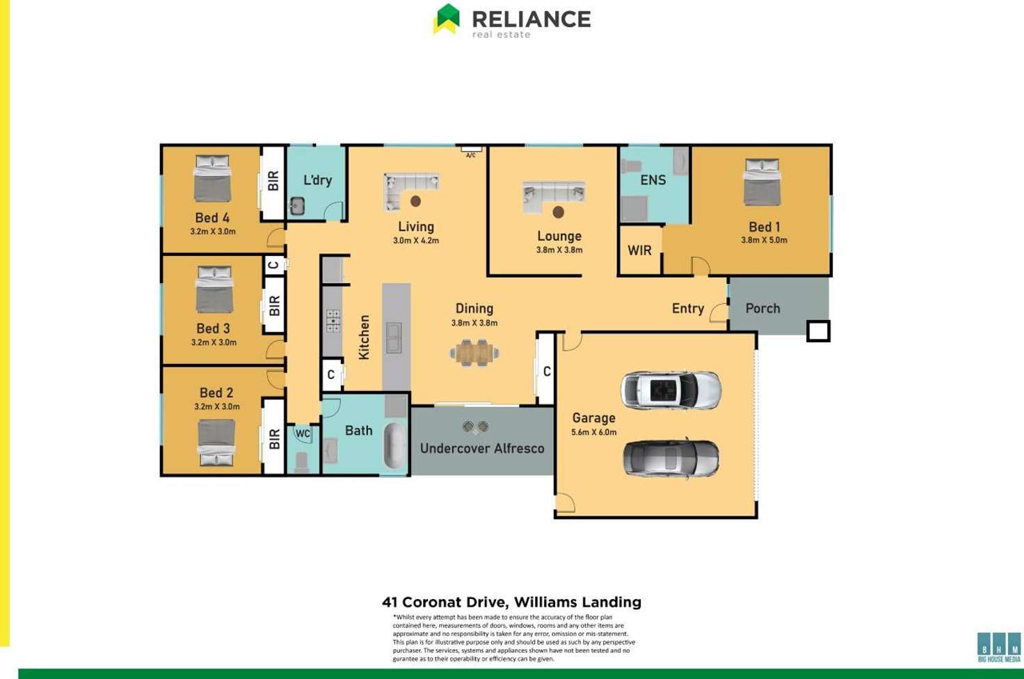 Floorplan of Homely house listing, 41 Coronat Drive, Williams Landing VIC 3027