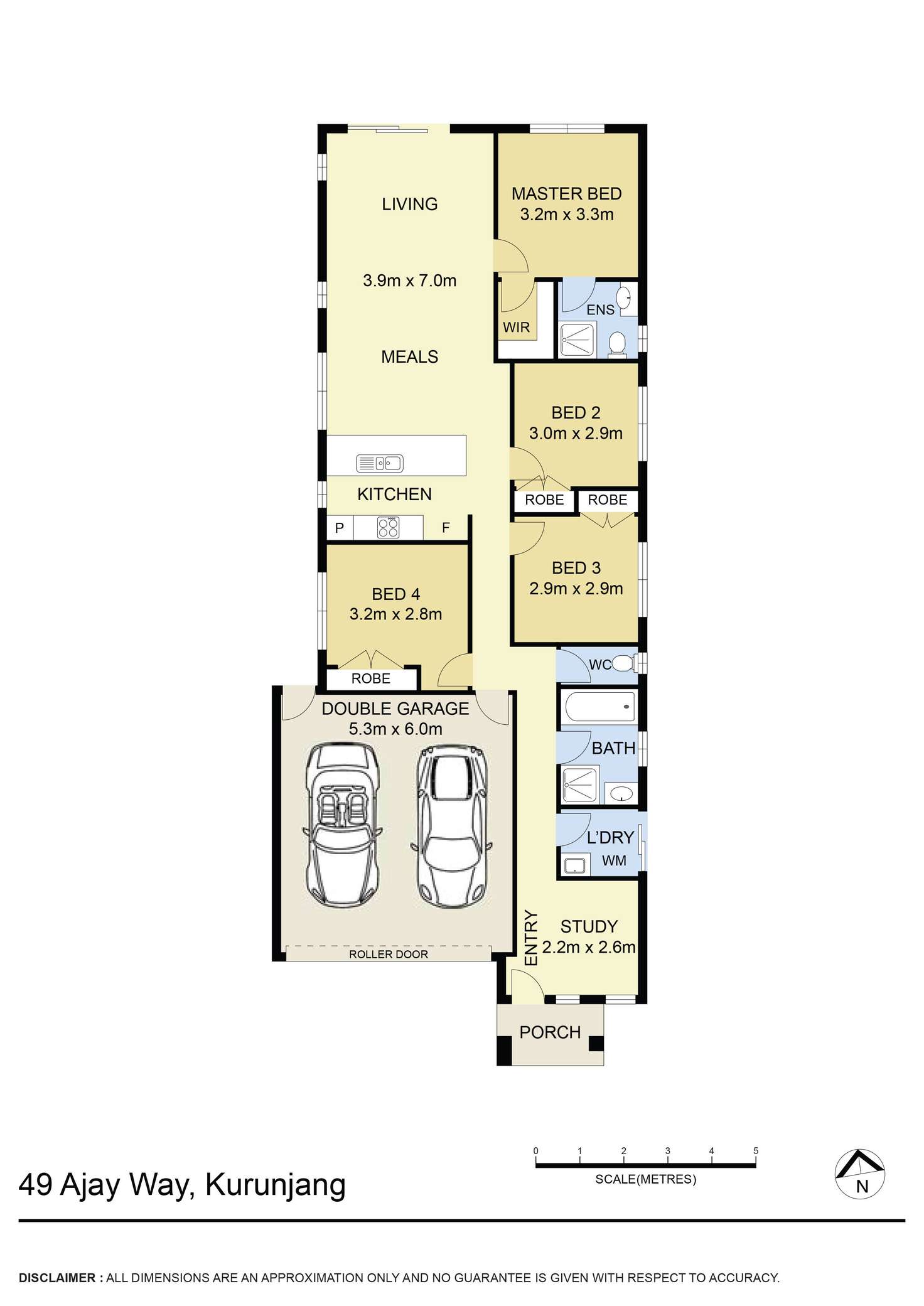 Floorplan of Homely house listing, 49 Ajay Way, Kurunjang VIC 3337
