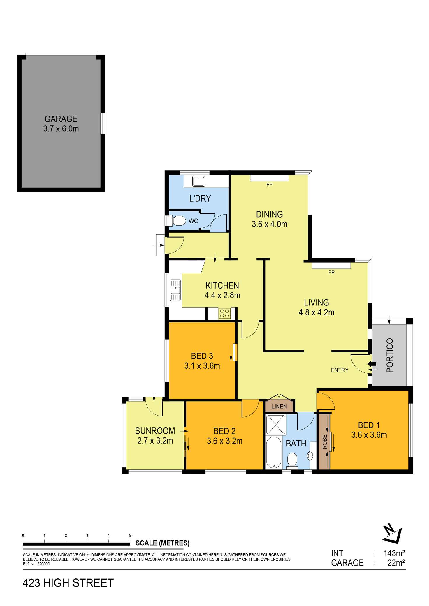 Floorplan of Homely house listing, 423 High Street, Golden Square VIC 3555