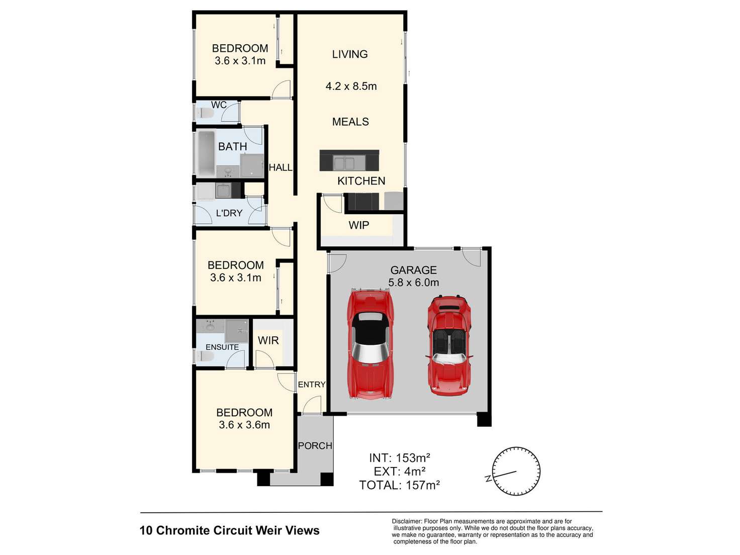 Floorplan of Homely house listing, 10 Chromite Circuit, Weir Views VIC 3338