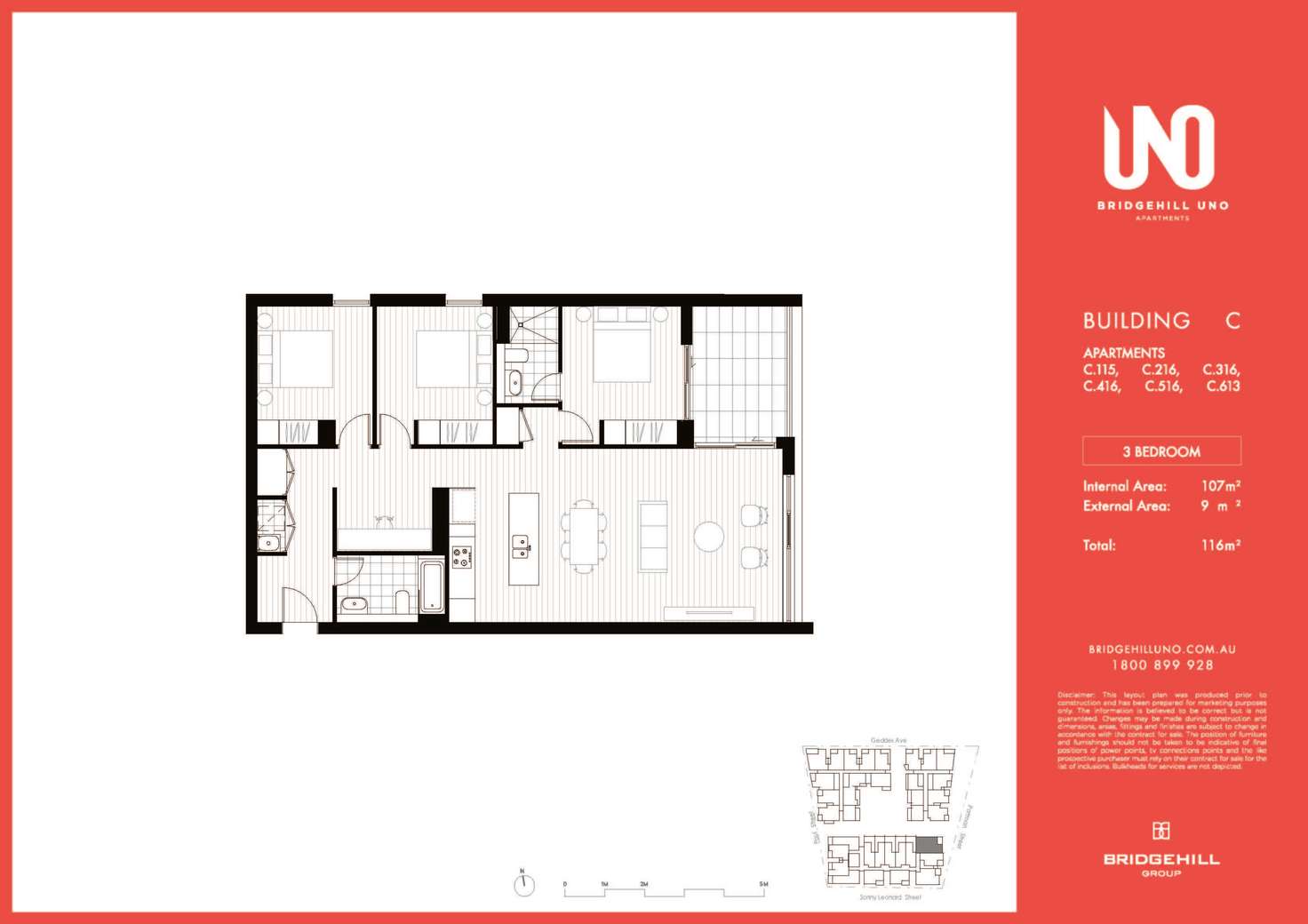 Floorplan of Homely apartment listing, 316/12 Paul Street, Zetland NSW 2017