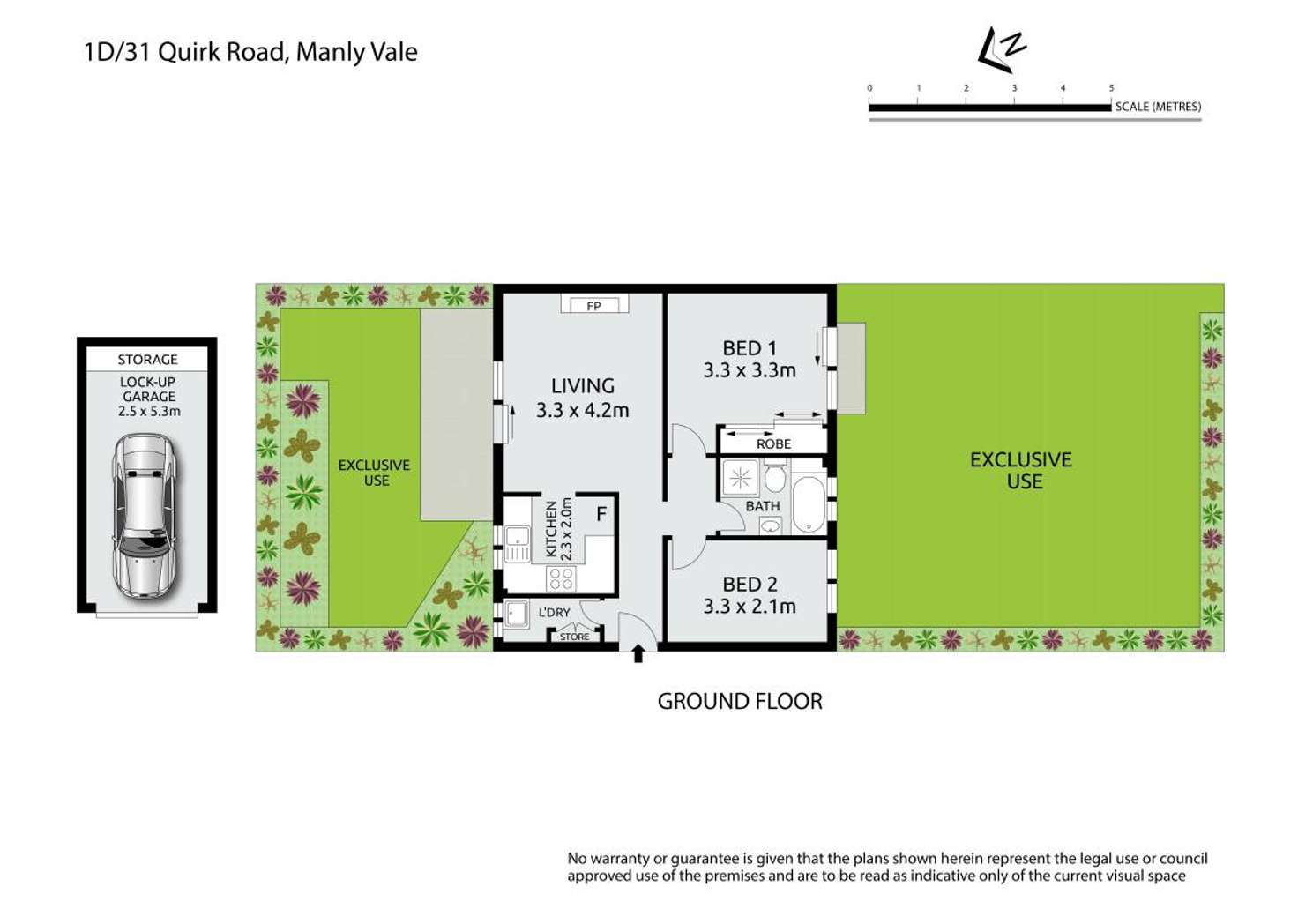 Floorplan of Homely apartment listing, 1D/31 Quirk Road, Manly Vale NSW 2093