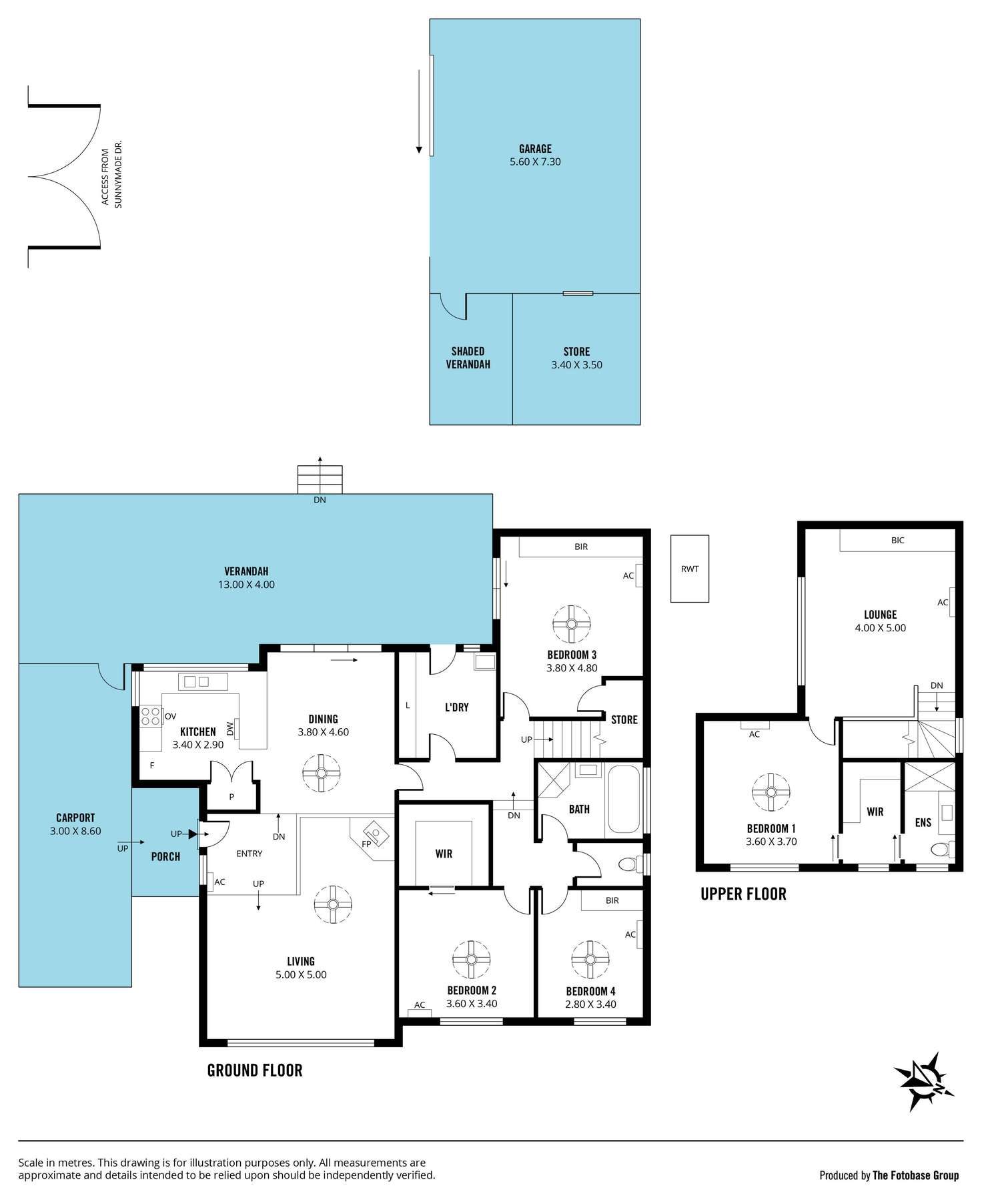 Floorplan of Homely house listing, 40 Oakridge Road, Aberfoyle Park SA 5159