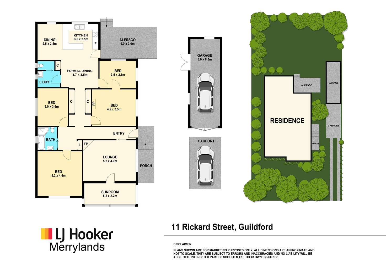 Floorplan of Homely house listing, 11 Rickard Street, Guildford NSW 2161