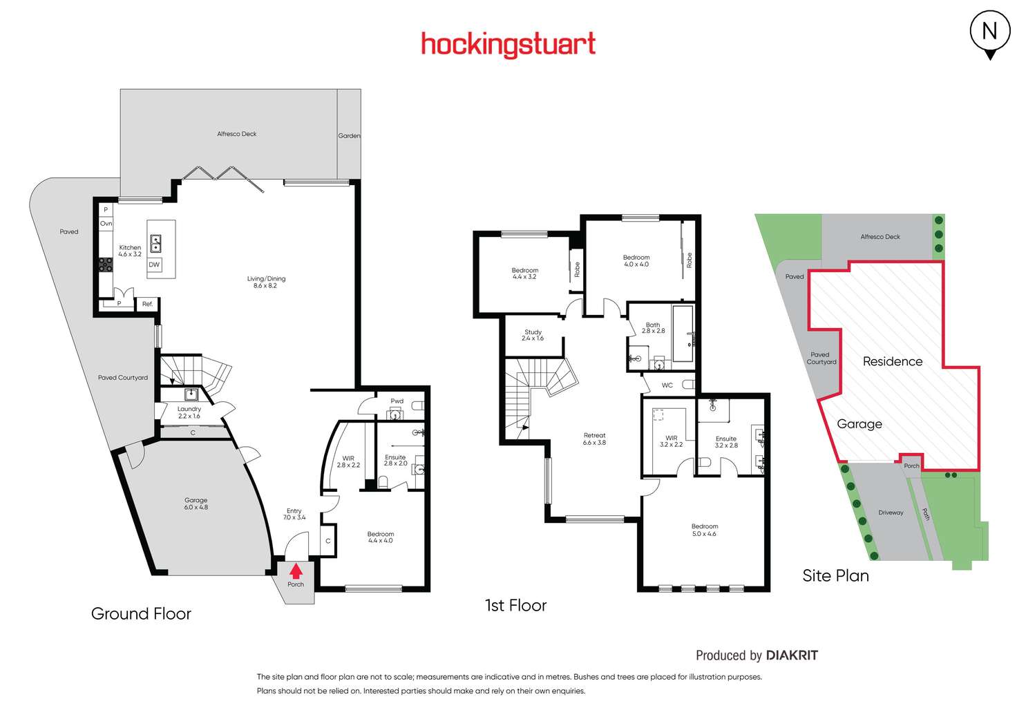 Floorplan of Homely townhouse listing, 10B Roselyn Crescent, Bentleigh East VIC 3165