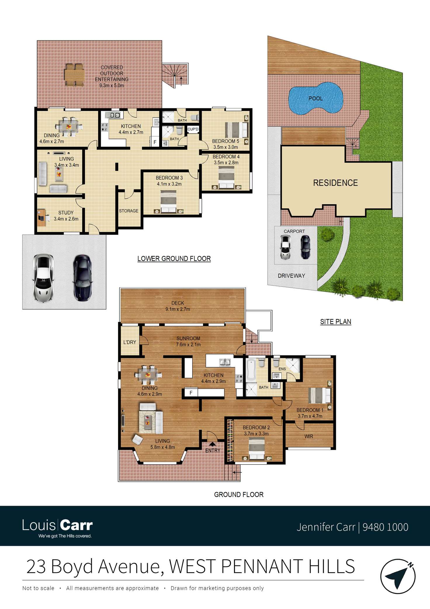 Floorplan of Homely house listing, 23 Boyd Avenue, West Pennant Hills NSW 2125
