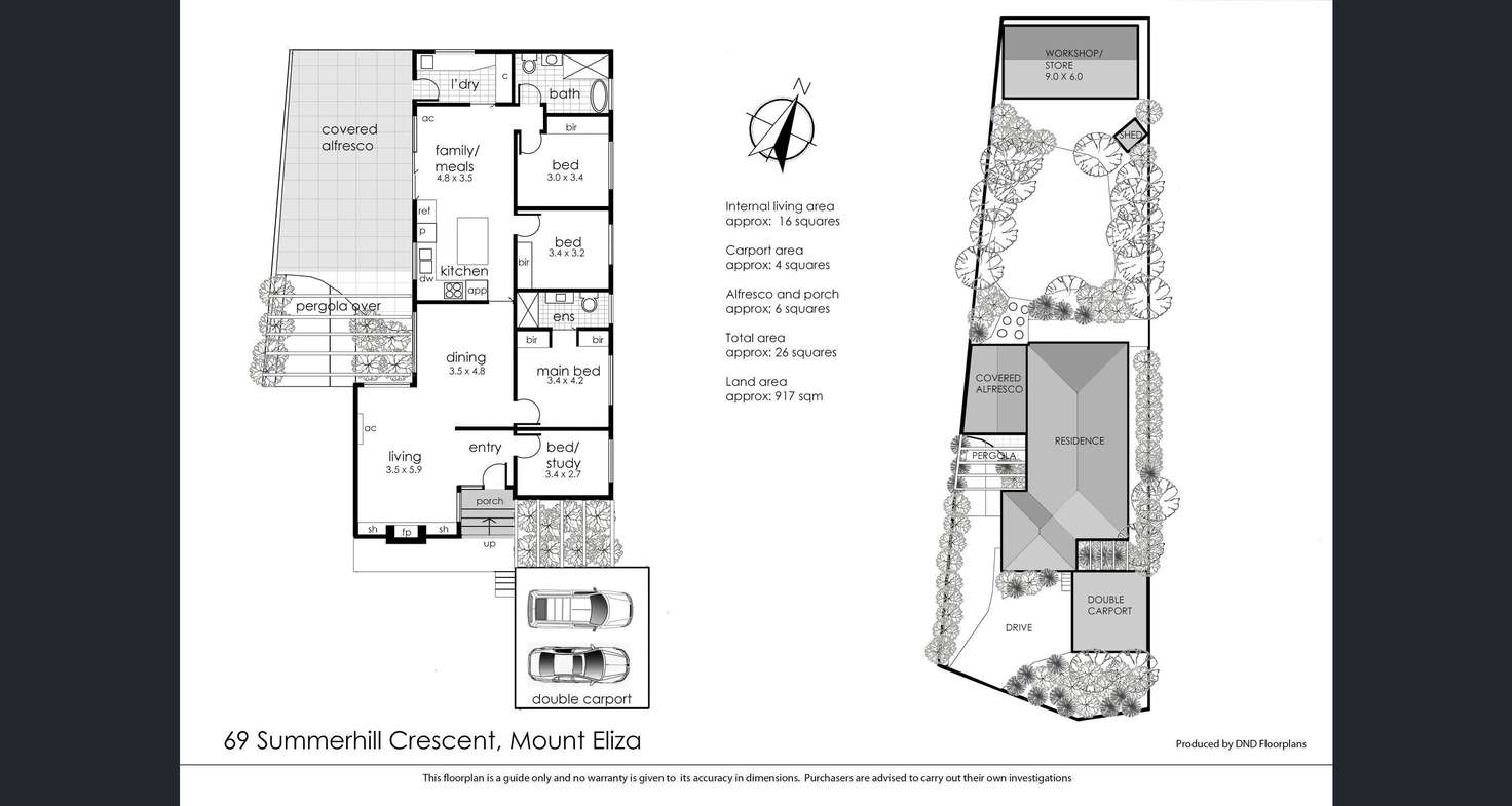 Floorplan of Homely house listing, 69 Summerhill Crescent, Mount Eliza VIC 3930