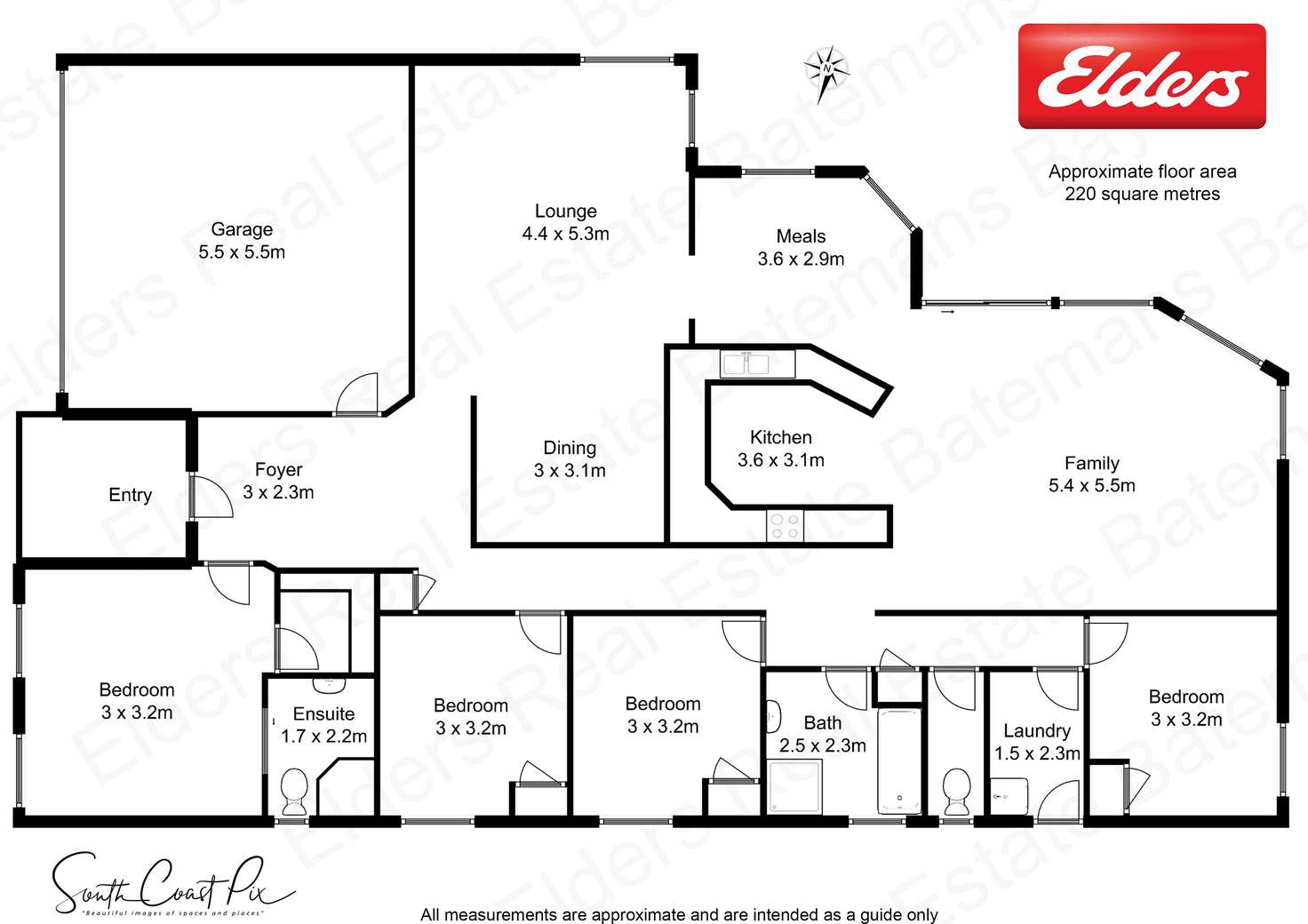 Floorplan of Homely house listing, 5 Correa Place, Catalina NSW 2536