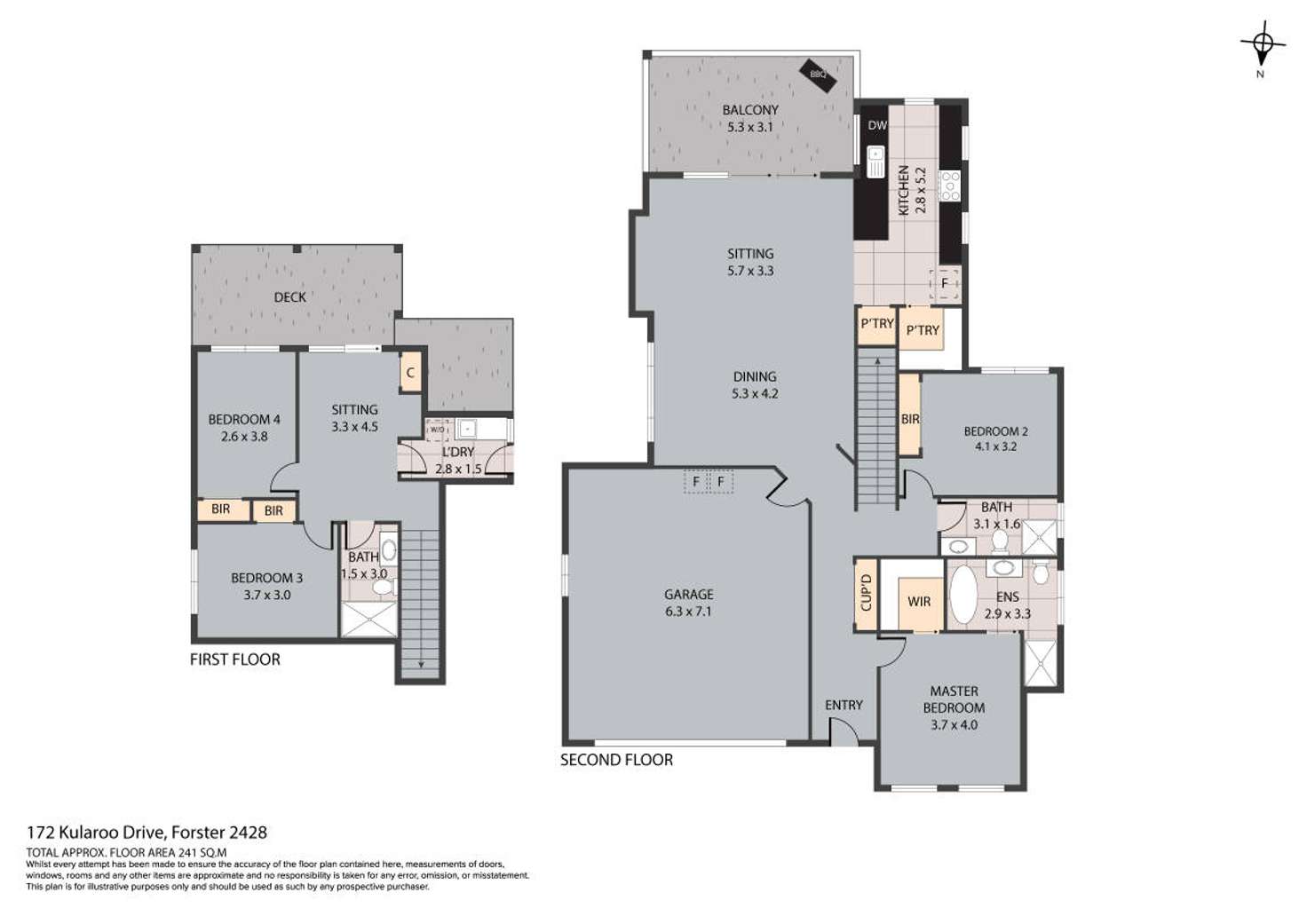Floorplan of Homely house listing, 172 Kularoo Drive, Forster NSW 2428