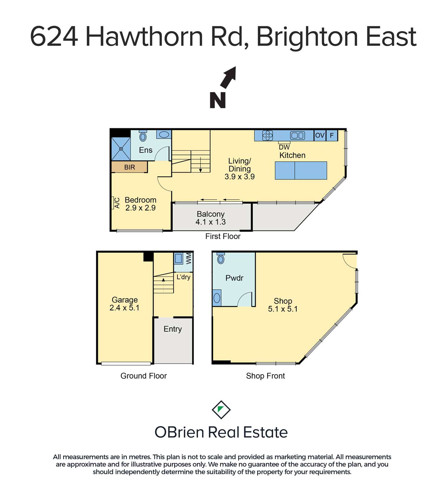 Floorplan of Homely apartment listing, 31 Northern Avenue, Brighton East VIC 3187