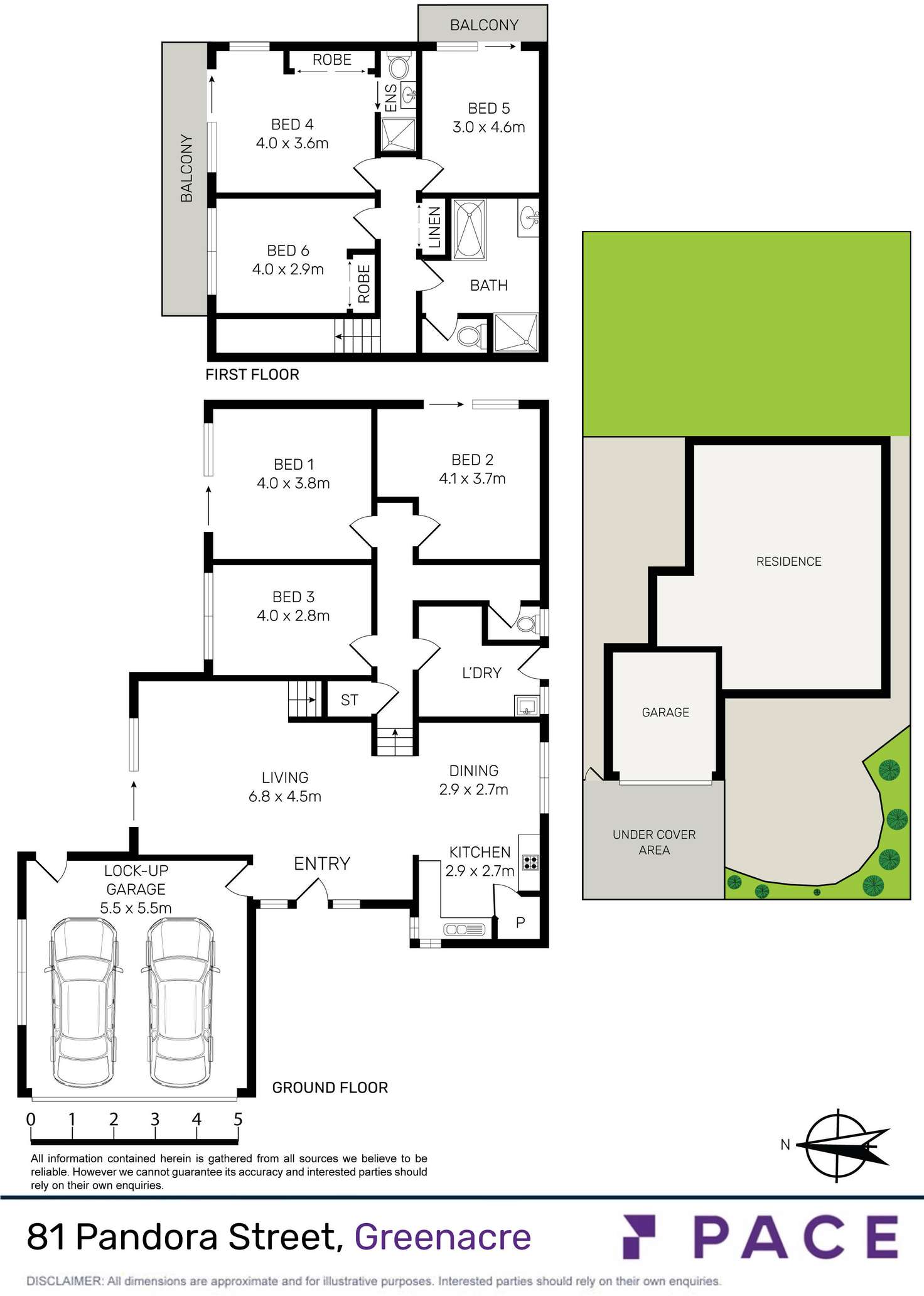 Floorplan of Homely house listing, 81 Pandora Street, Greenacre NSW 2190