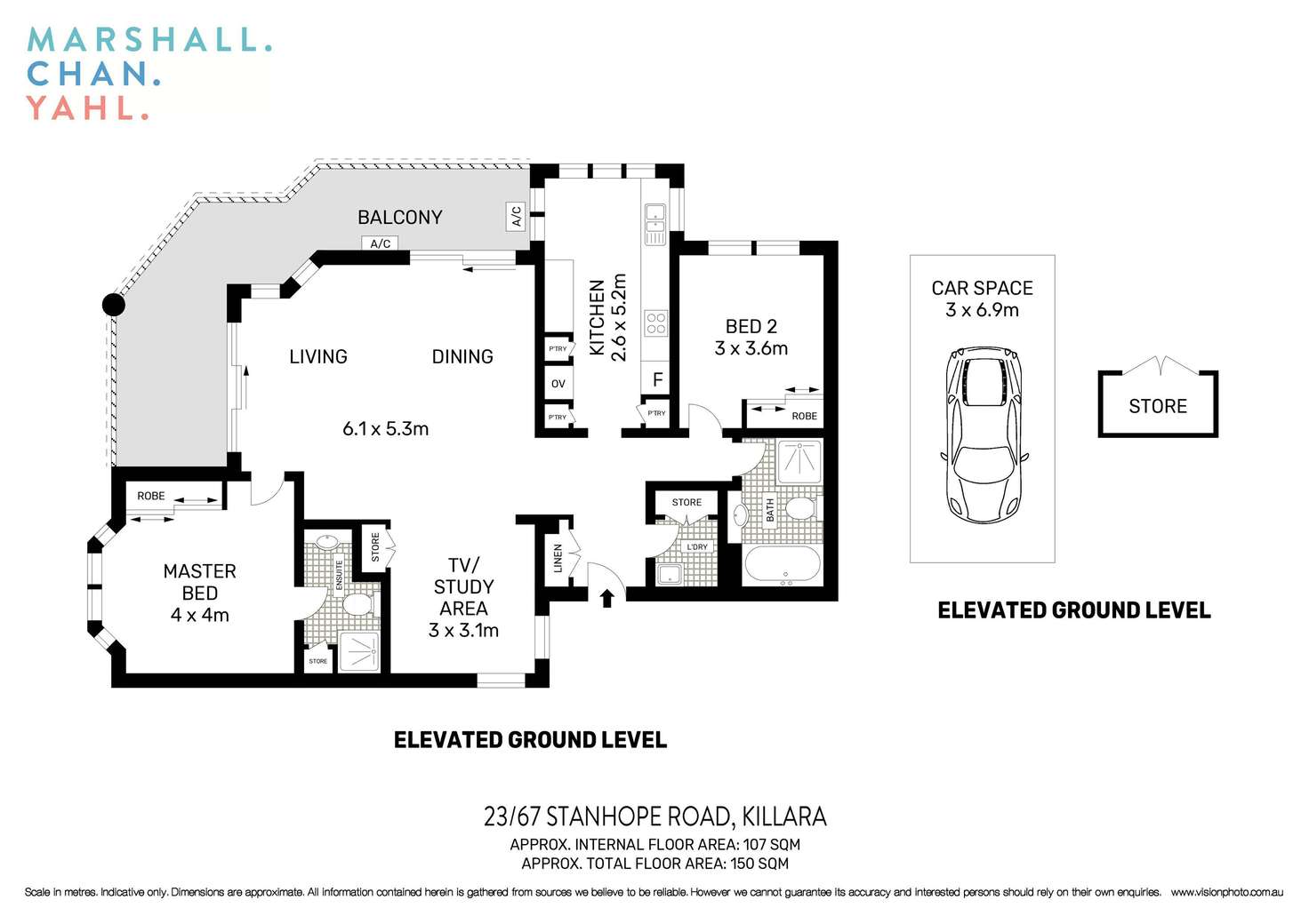 Floorplan of Homely apartment listing, 23/67 Stanhope Road, Killara NSW 2071