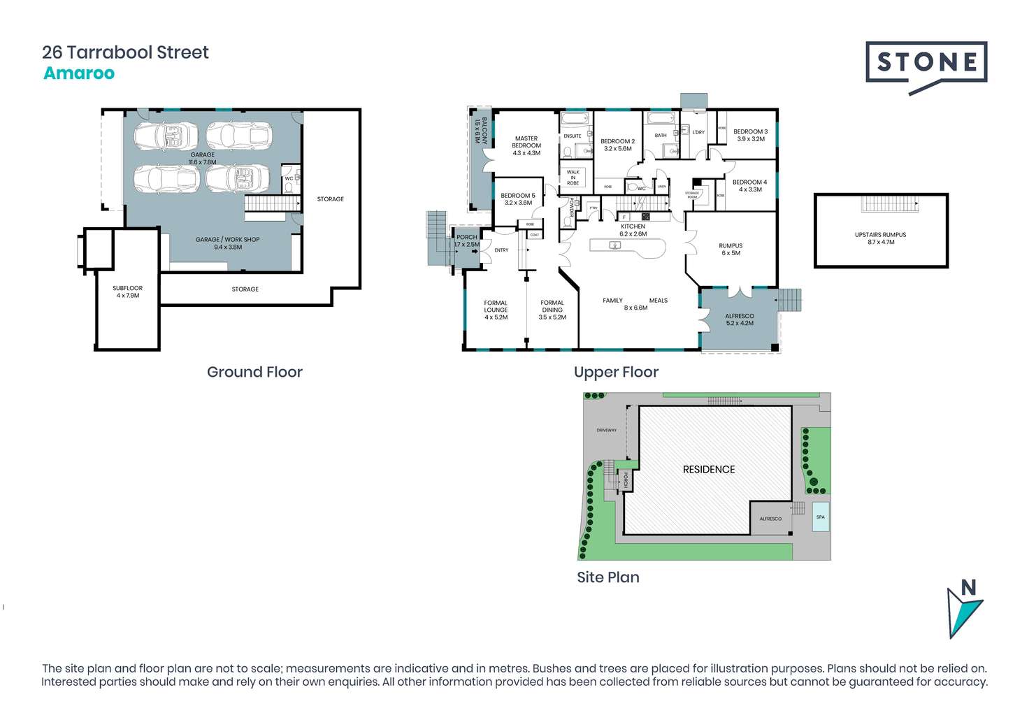 Floorplan of Homely house listing, 26 Tarrabool Street, Amaroo ACT 2914