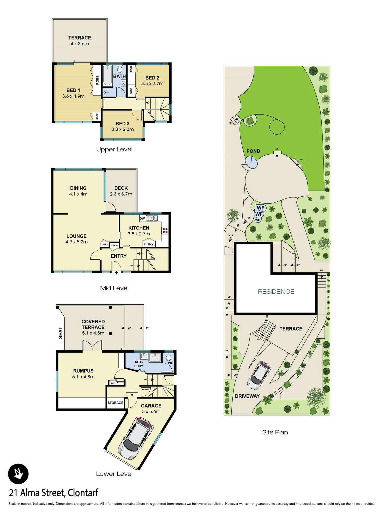 Floorplan of Homely house listing, 21 Alma Street, Clontarf NSW 2093