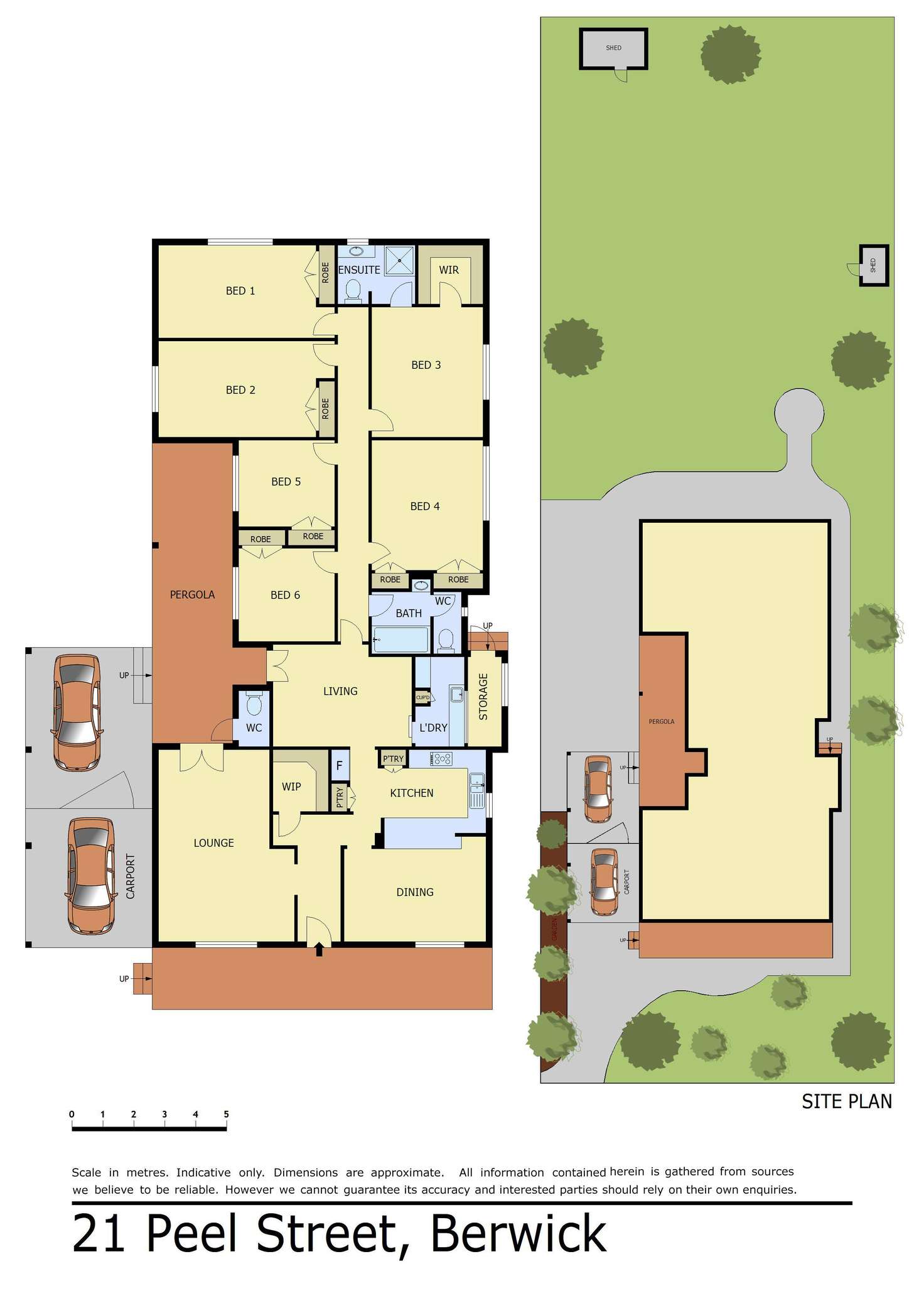 Floorplan of Homely house listing, 21 Peel Street, Berwick VIC 3806