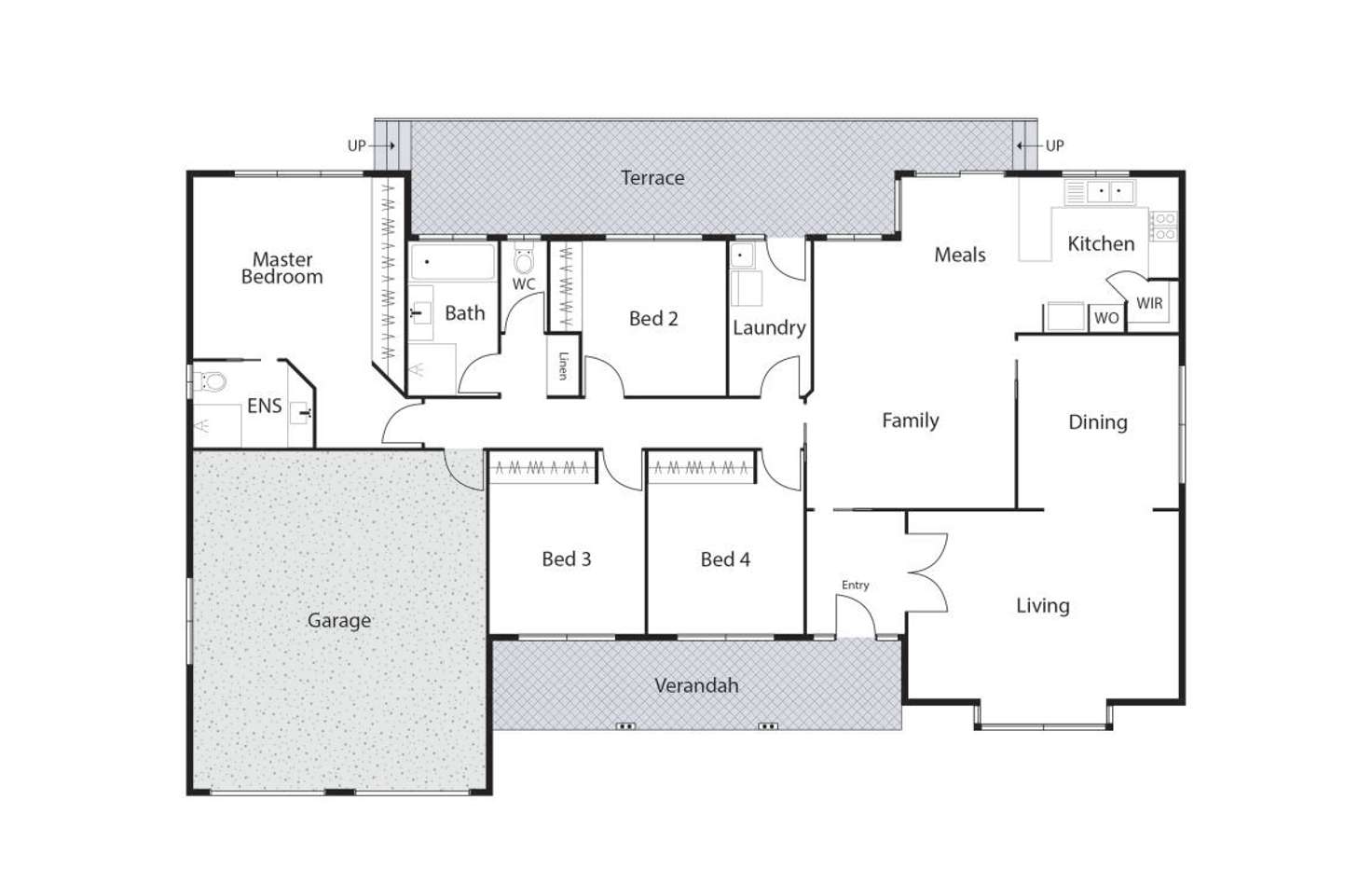 Floorplan of Homely townhouse listing, 6/23 Shepherdson Place, Isaacs ACT 2607