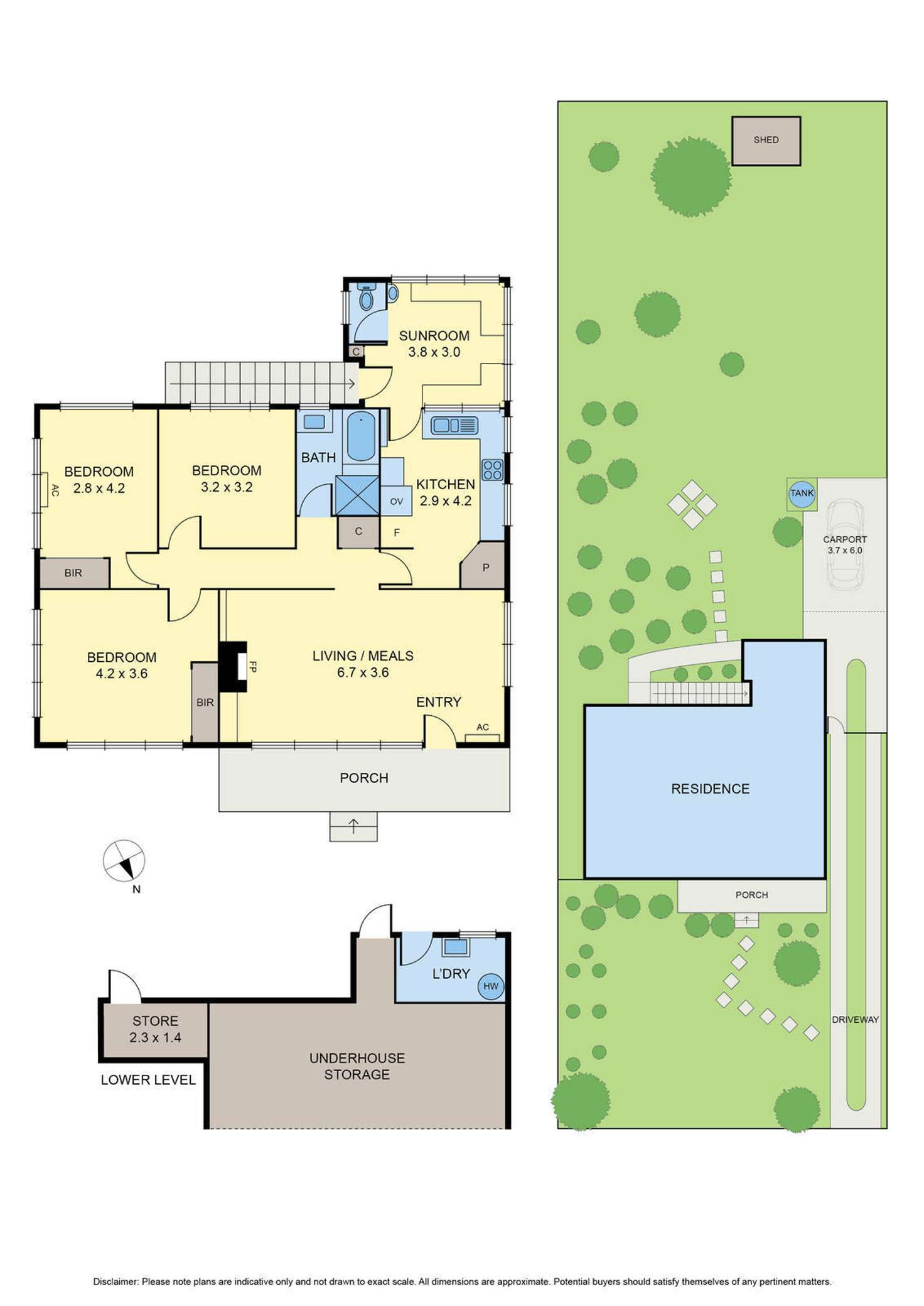 Floorplan of Homely house listing, 89 Vincent Street, Oak Park VIC 3046