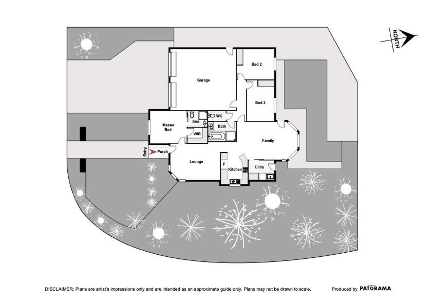 Floorplan of Homely house listing, 25 Jonsson Court, Dunlop ACT 2615