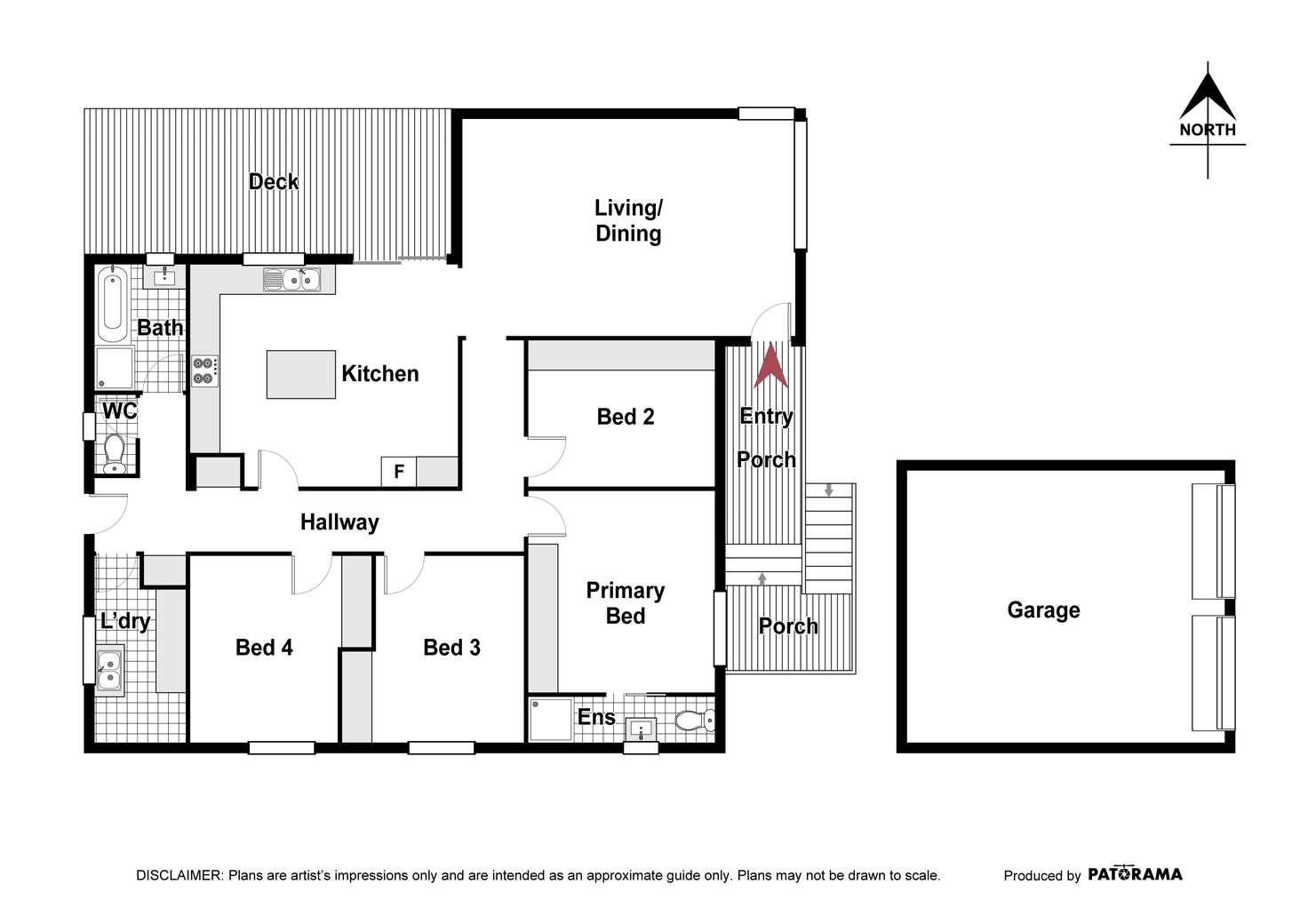Floorplan of Homely house listing, 13 Woodger Parade, Karabar NSW 2620