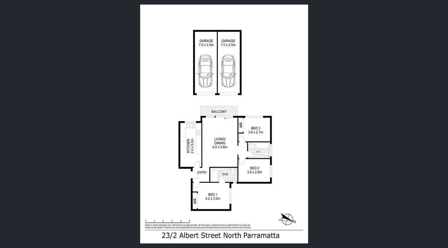 Floorplan of Homely unit listing, 23/2-6 Albert Street, North Parramatta NSW 2151