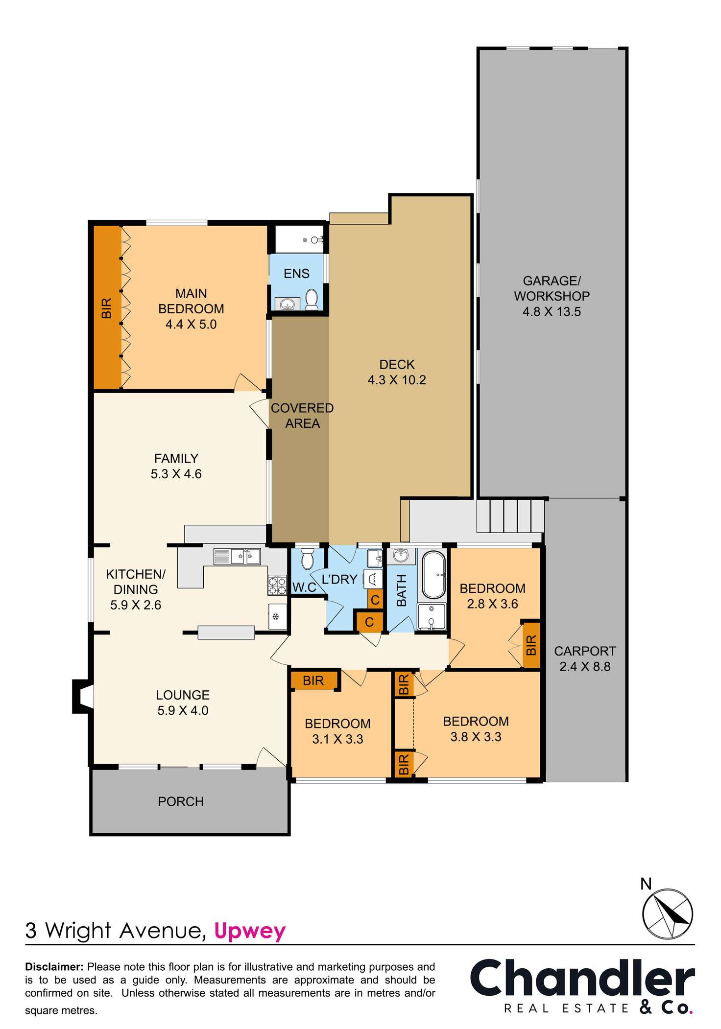 Floorplan of Homely house listing, 3 Wright Avenue, Upwey VIC 3158