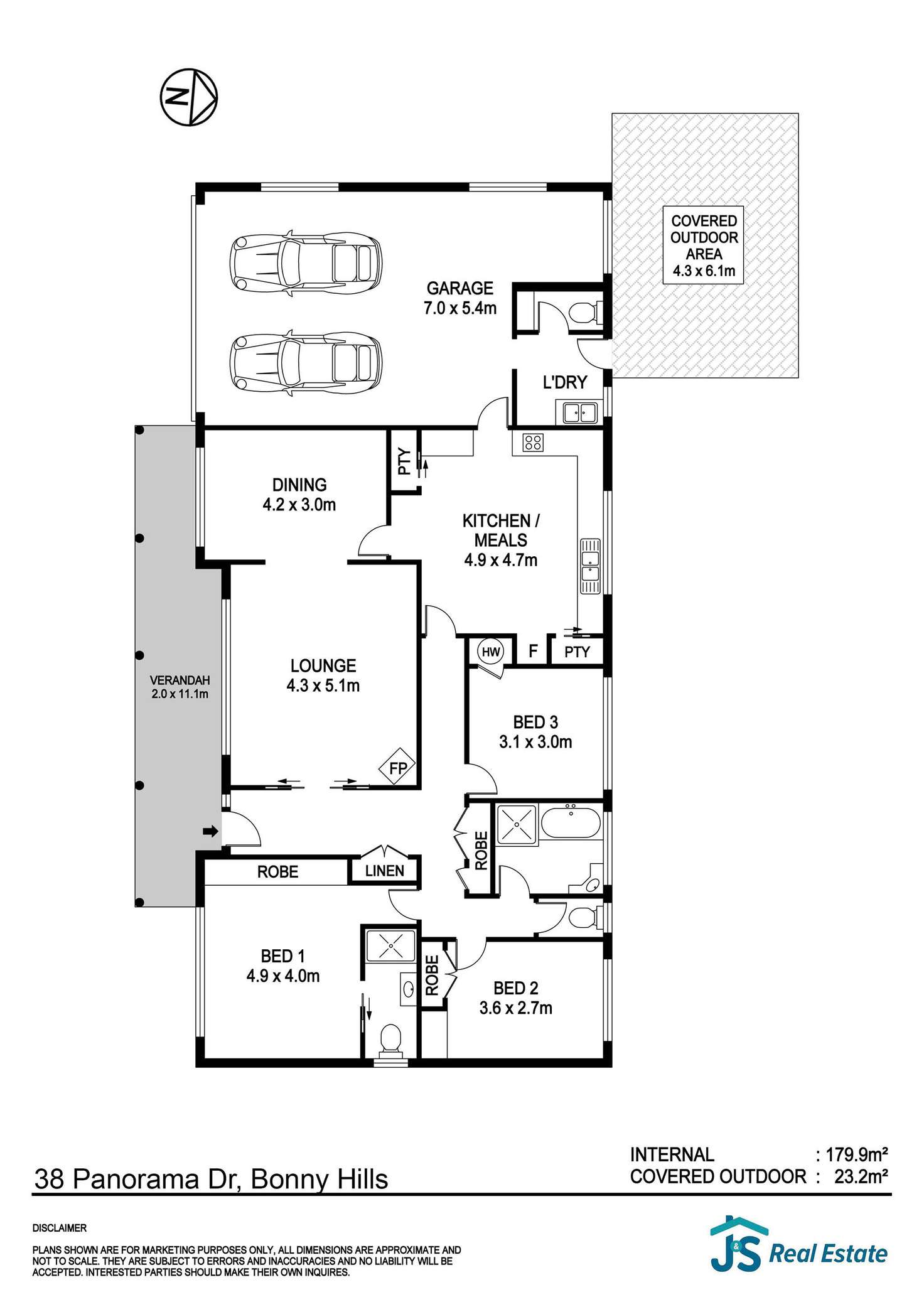 Floorplan of Homely house listing, 38 Panorama Drive, Bonny Hills NSW 2445